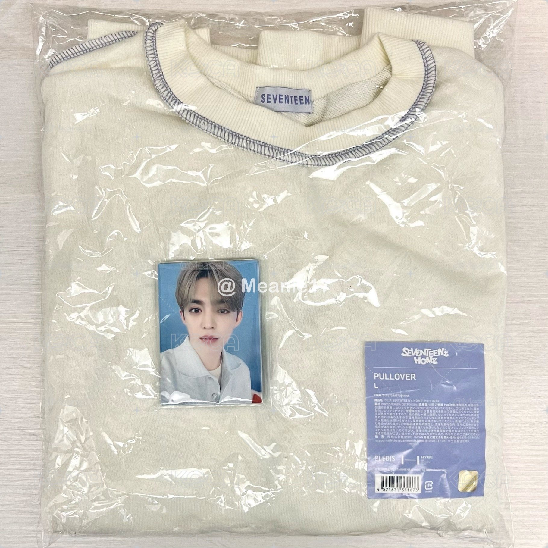 SEVENTEEN｜24 HOME 🇯🇵｜大學T 衛衣 L號