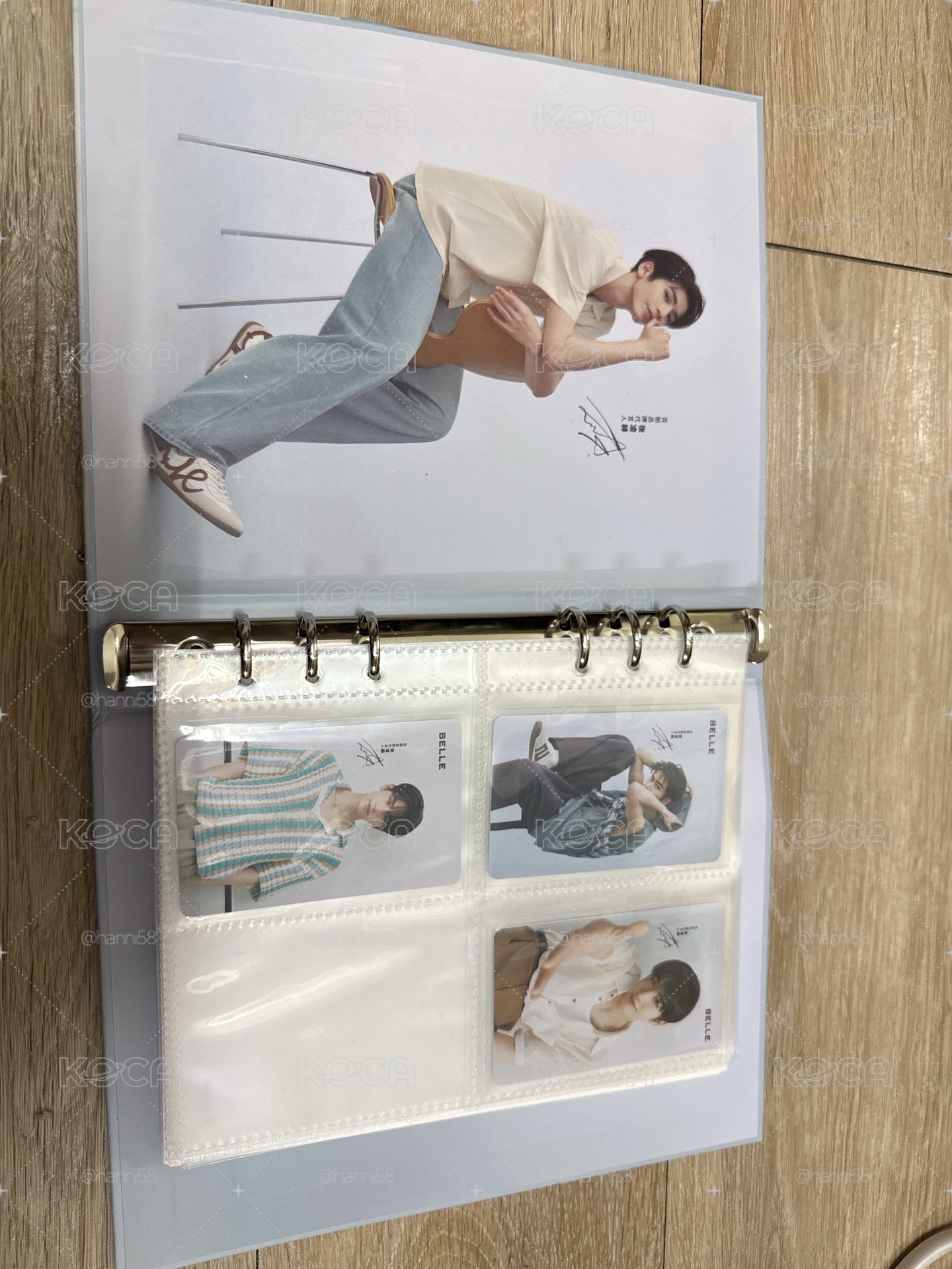 張凌赫 百麗BELLE愛心包掛、卡冊