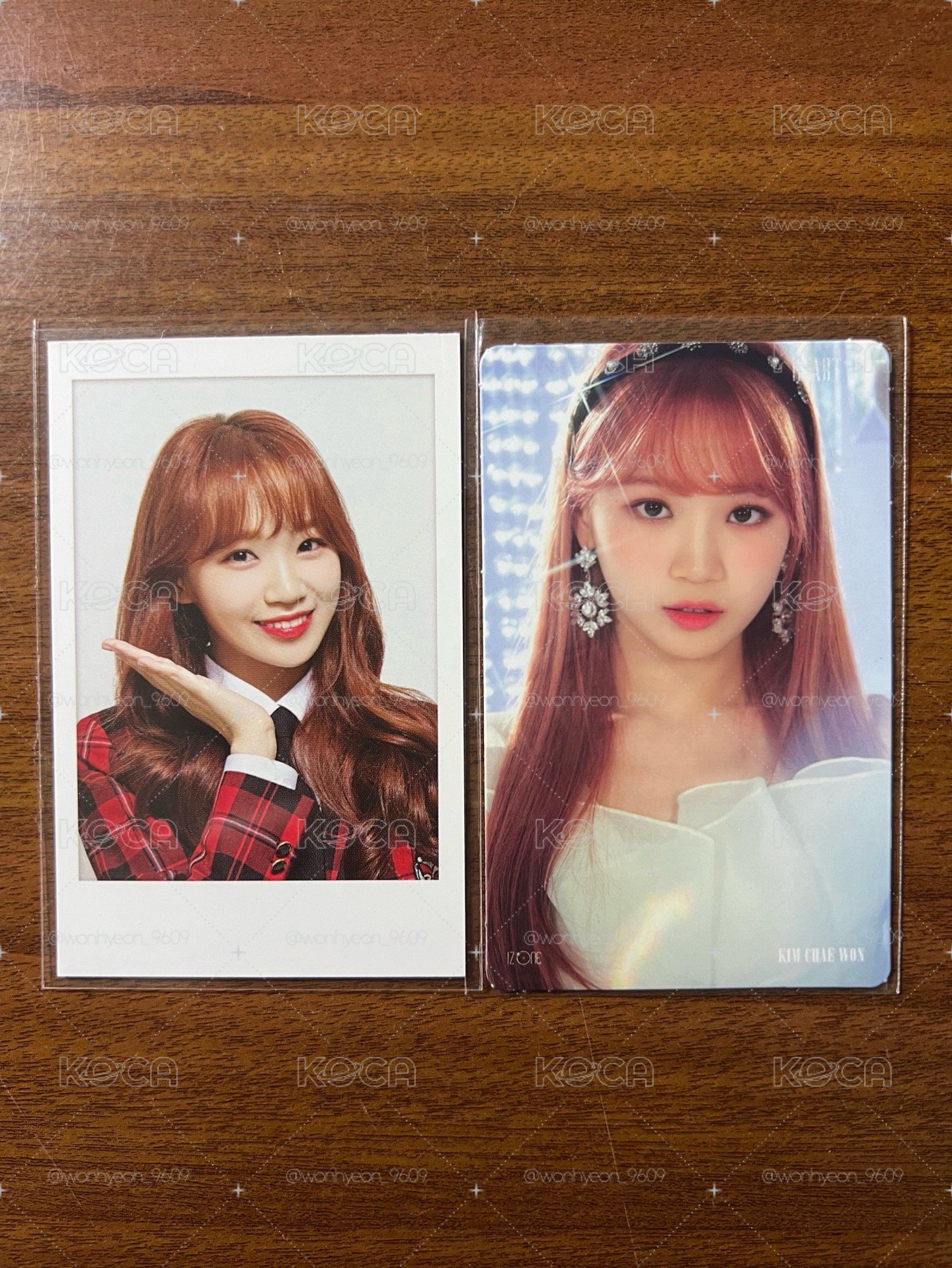 IZ*ONE 金采源校服卡+電子專小卡