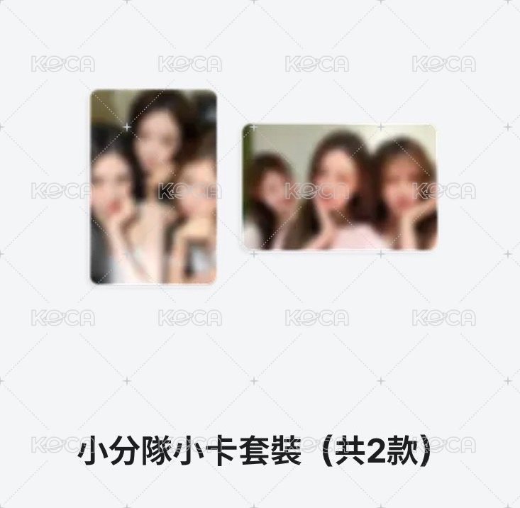 E賞 小分隊小卡套裝 兩張一組