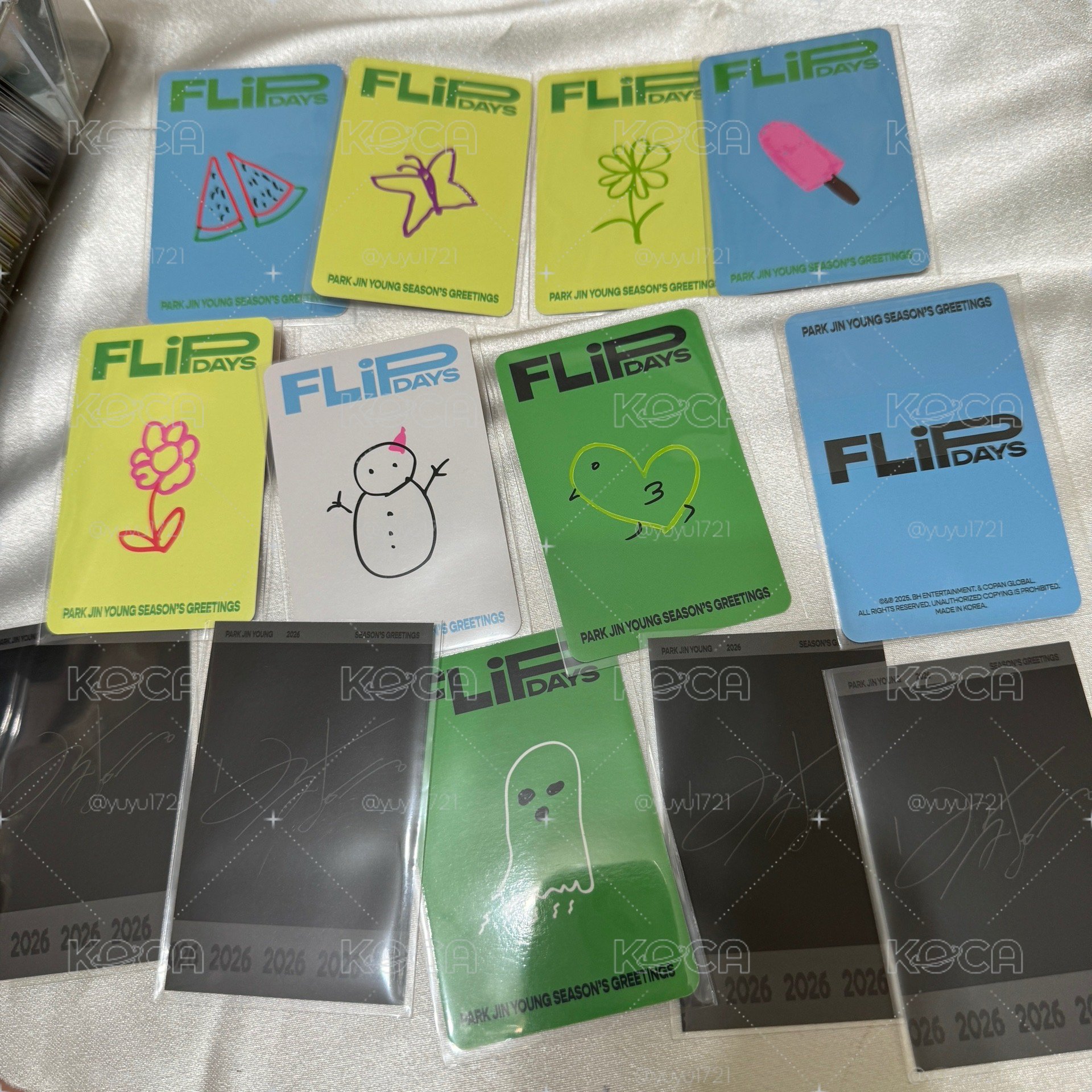 GOT7 朴珍榮 年曆小卡