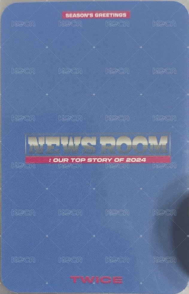 24’年曆 jyp 年曆卡  背面