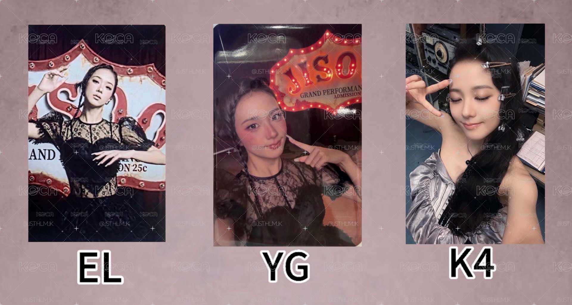 JISOO CLICK YG K4 EL單特典