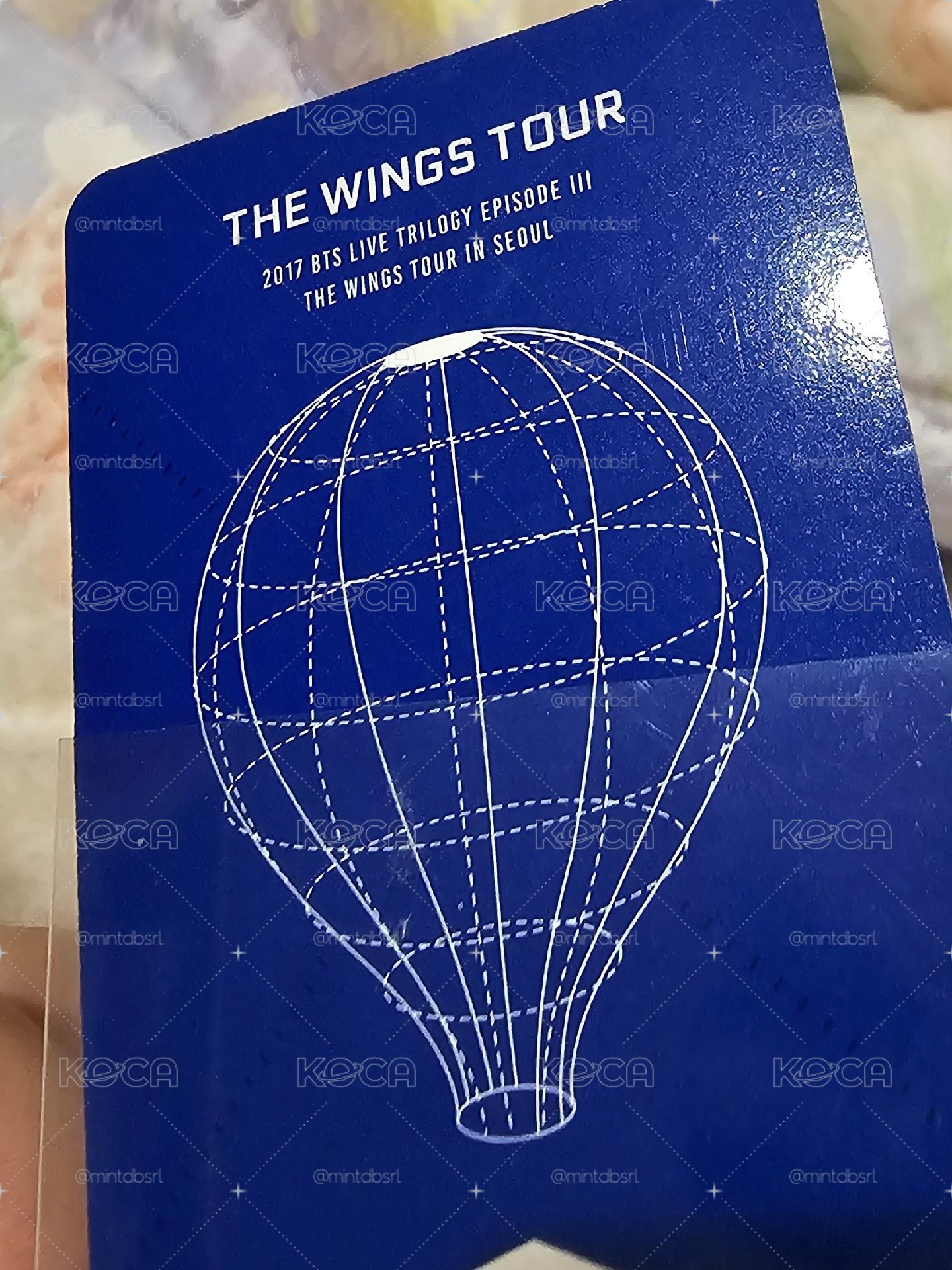 BTS The Wings Tour 閔玧其 dvd卡