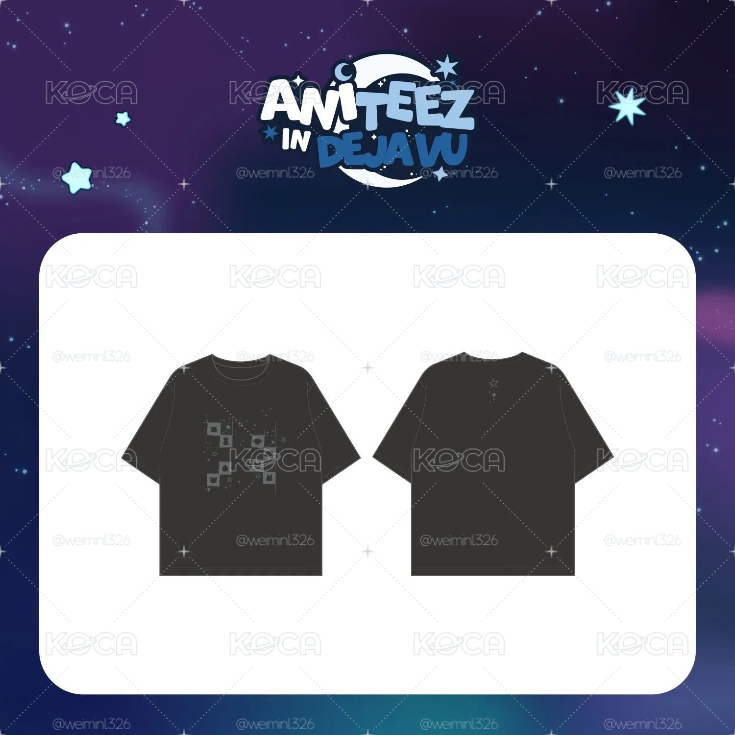 ANITEEZ IN DEJAVU 「釜山線下代購」 短袖T-shirt