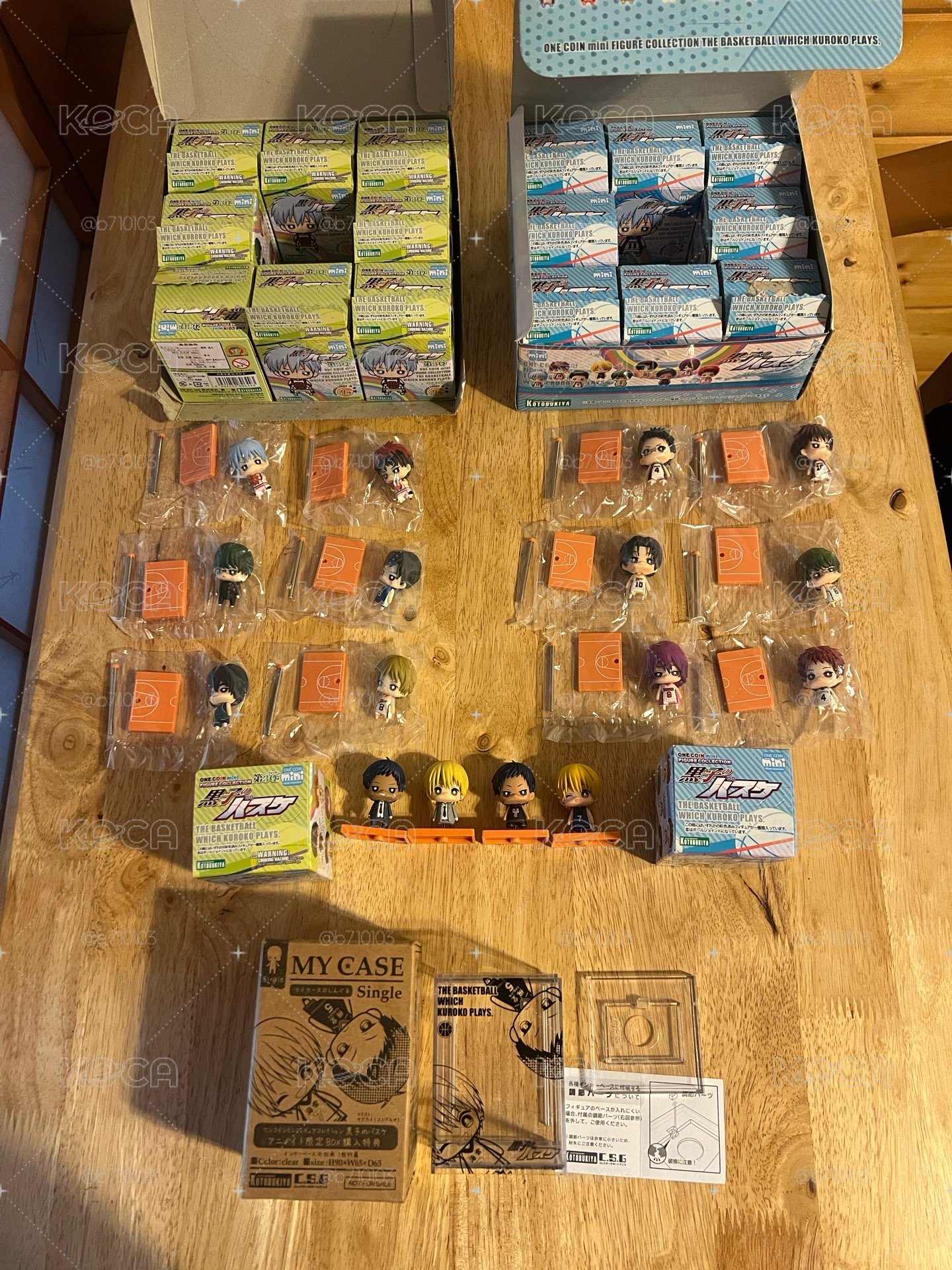 (勿直拍)黑籃 壽屋 ONE COIN mini 盒玩 一中盒 1Q、3Q 含安美抱盒特典 不拆售