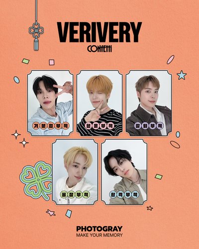 VERIVERY CONFETTI X Photogray 人生四格卡 代印 