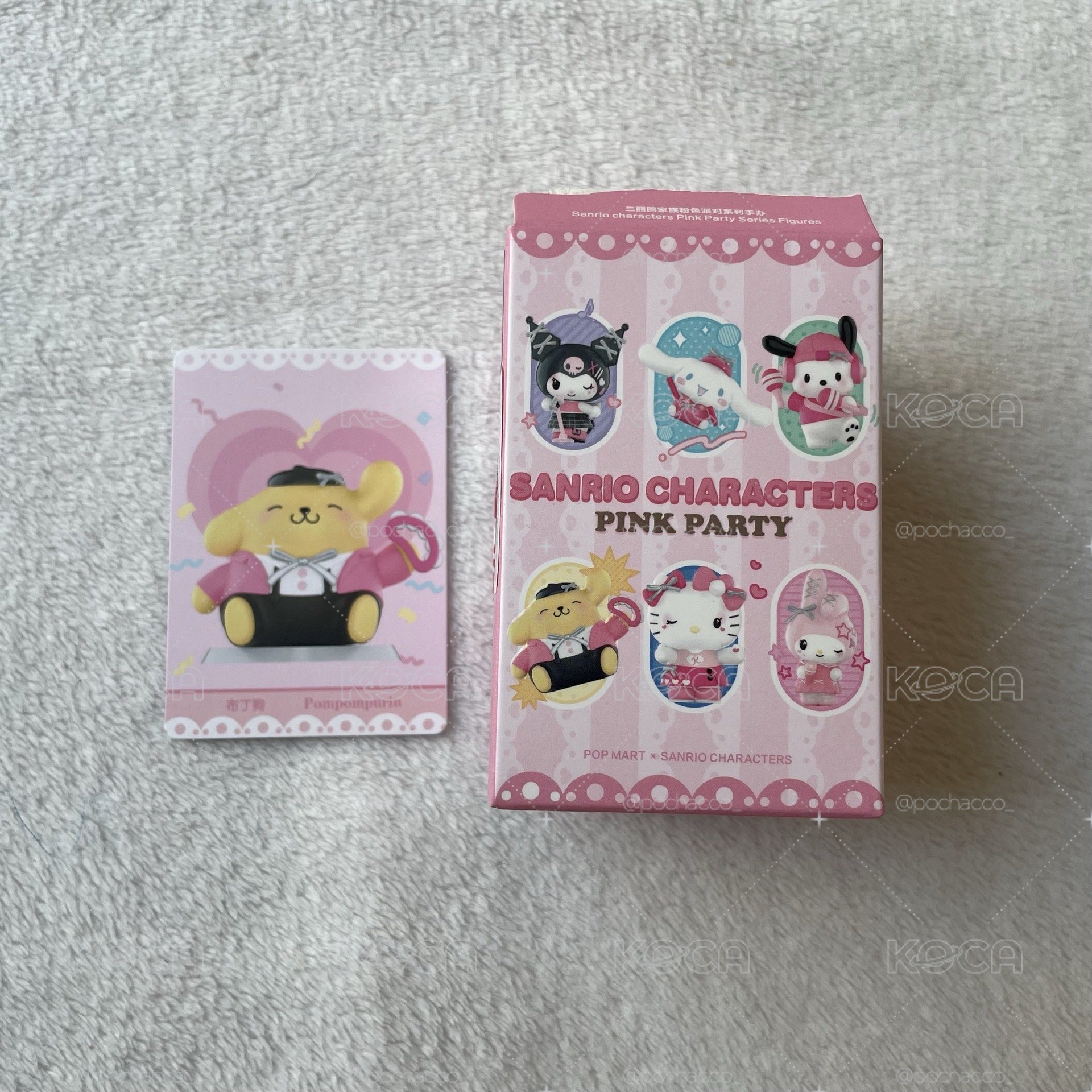 POPMART 三麗鷗盲盒 布丁狗、美樂蒂