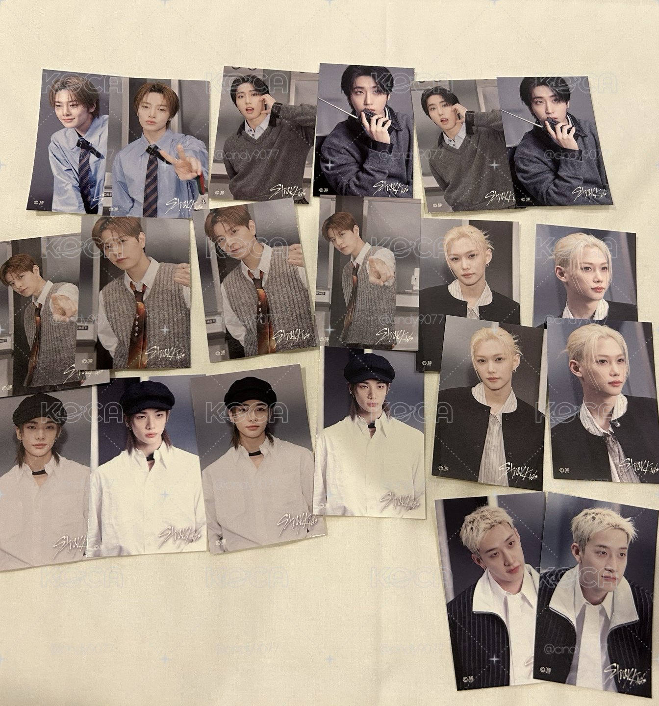 Straykids 日巡一番賞貼紙 一組兩張