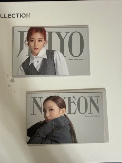 TWICE 正規二 專輯卡 留言卡 志效 娜璉