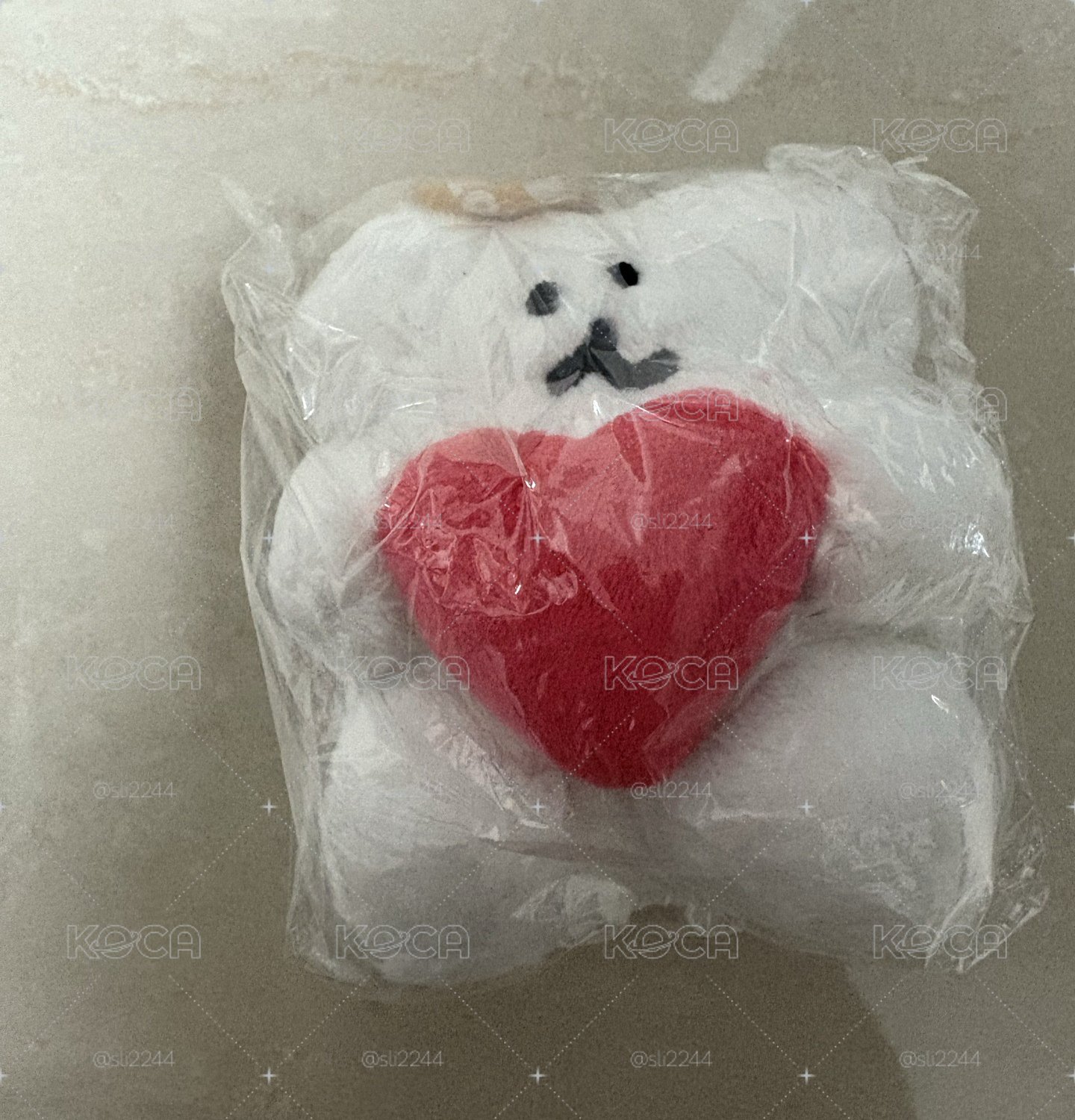 KHYOY呆萌町人氣系列扭蛋 抱心心款 吊飾 