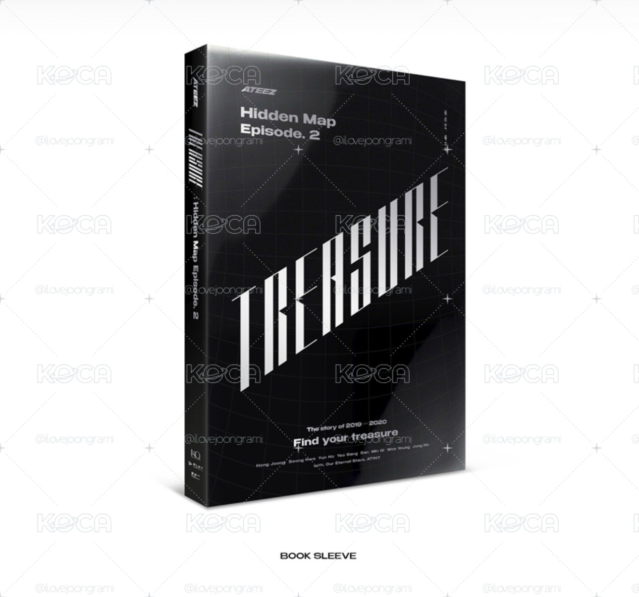 ATEEZ TREASURE : Hidden Map Package(黑版）
