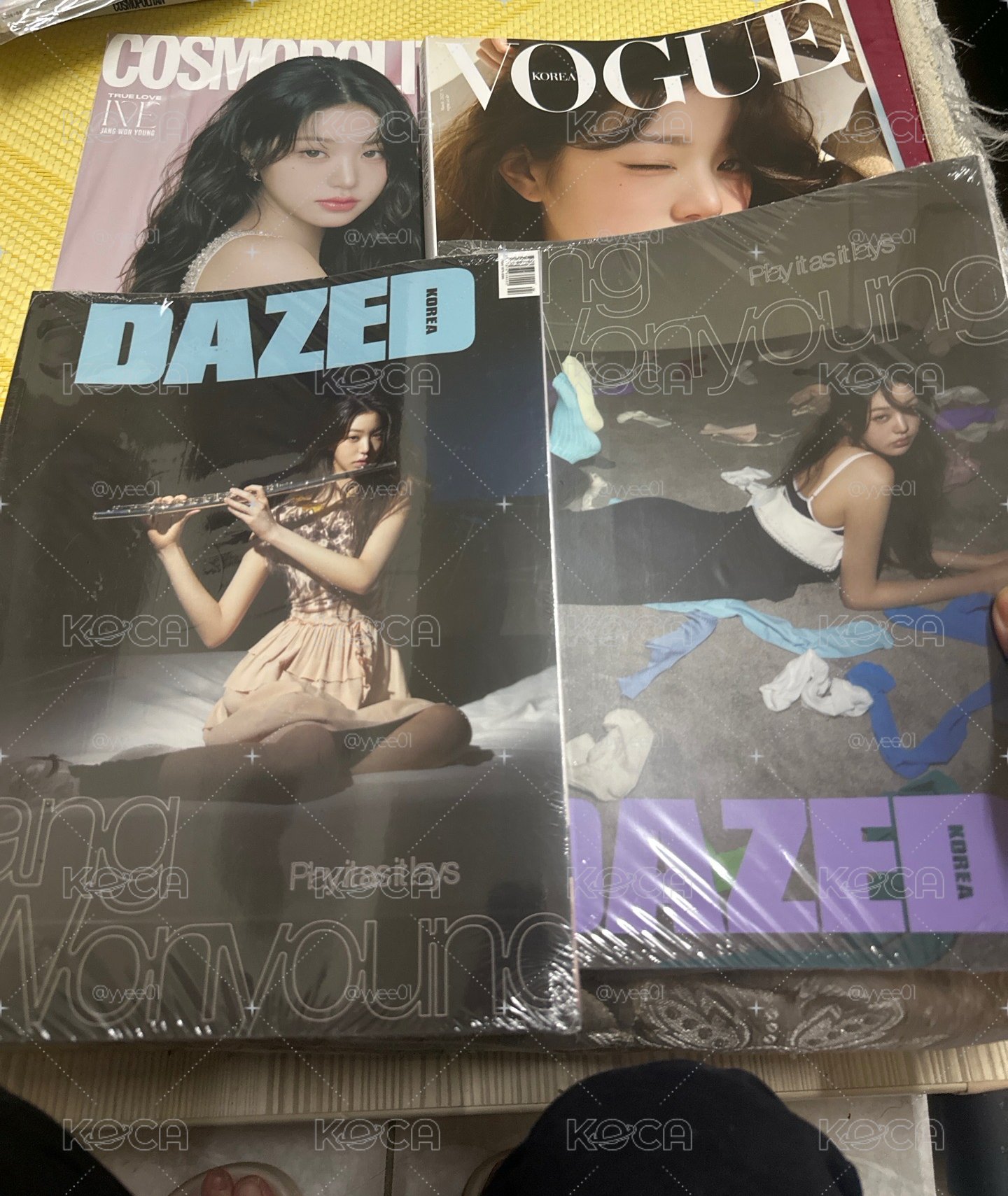 IVE 張員瑛雜誌4本
