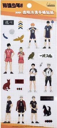 貼紙 透明冷燙手帳貼紙