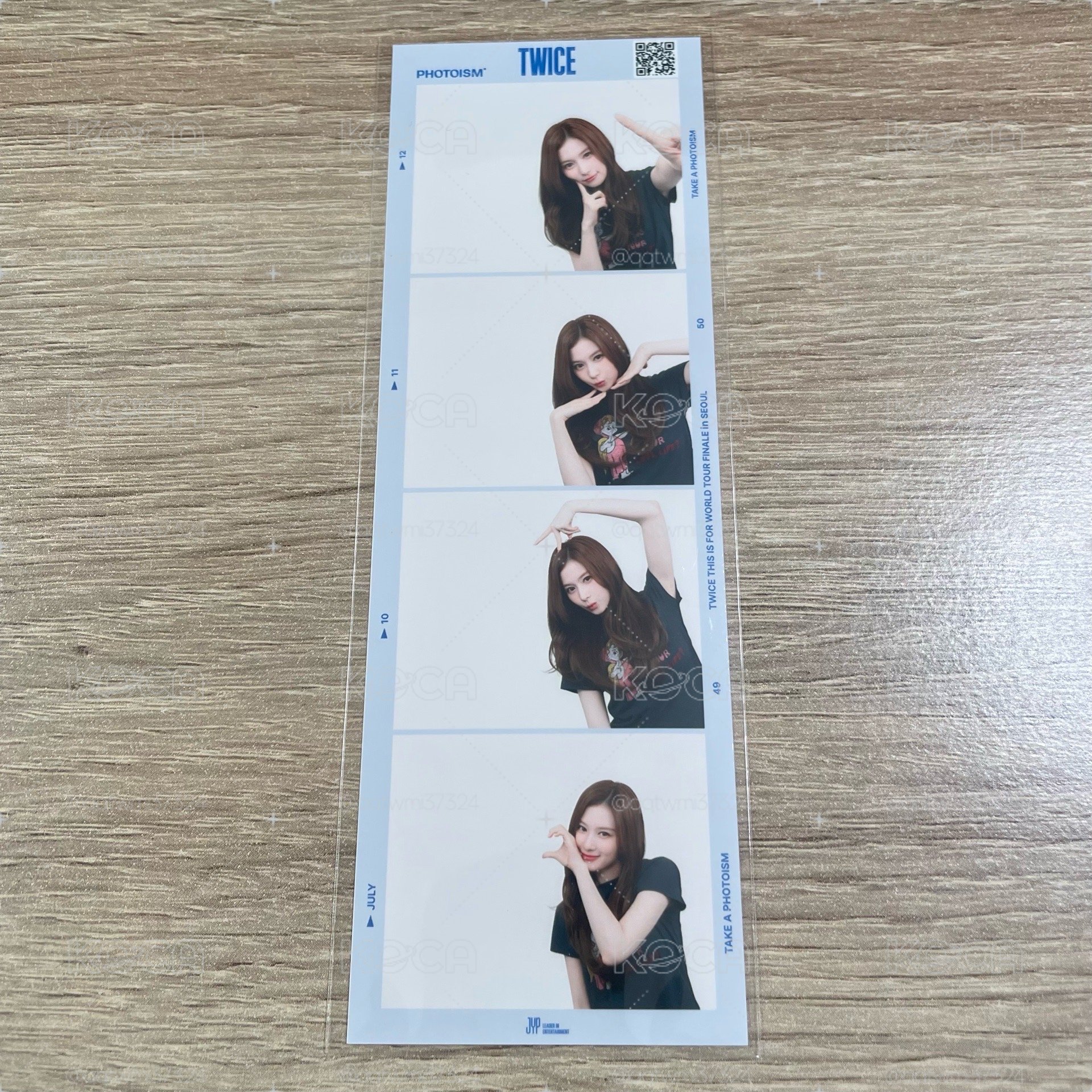 現貨 TWICE SANA 空白四格拍貼