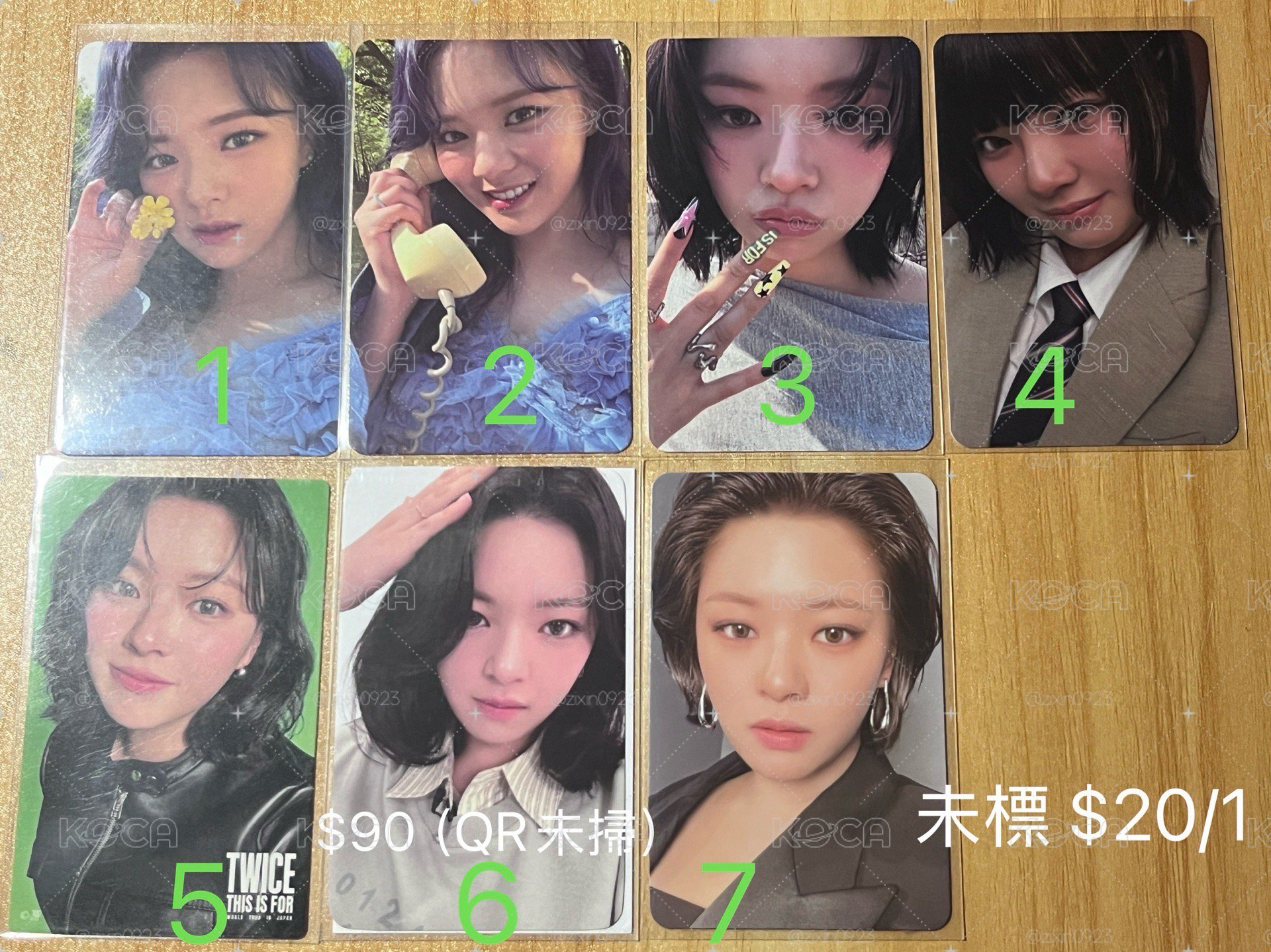 定延 小卡/jyp特典