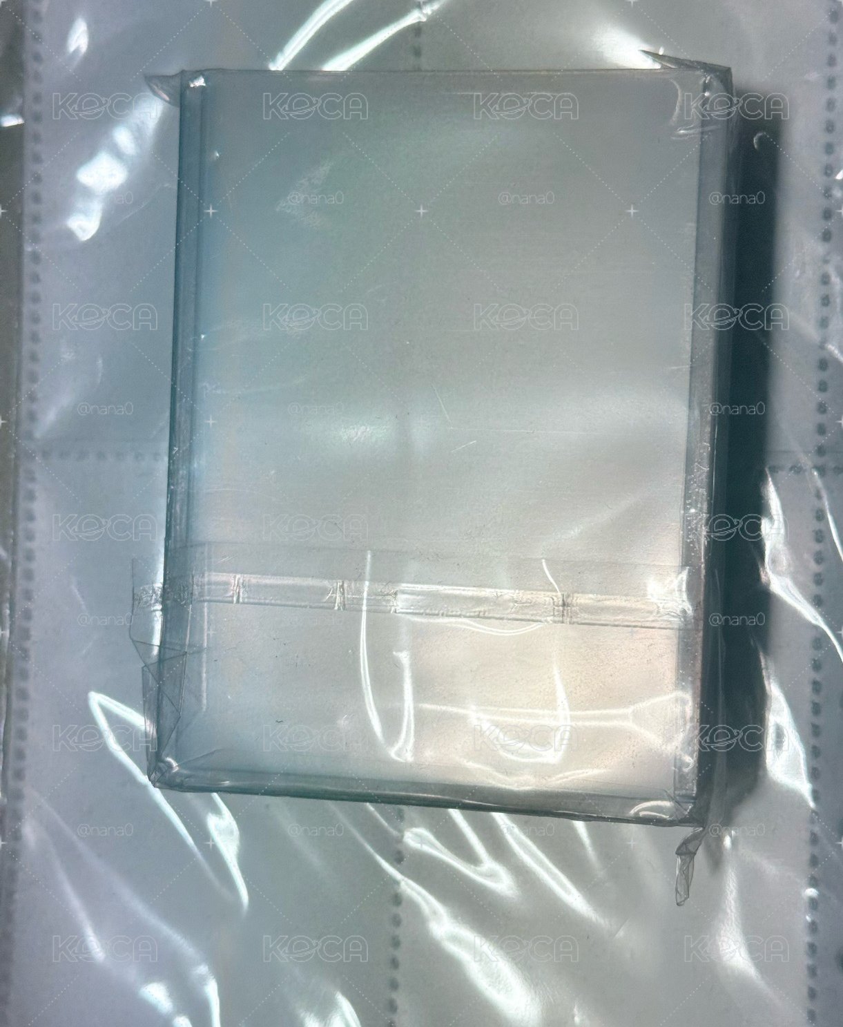 豎版硬卡套覆膜 全新