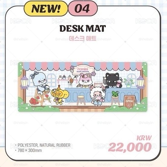 【預購免二補】RESCENE Remini OfficialMerchandise 桌墊