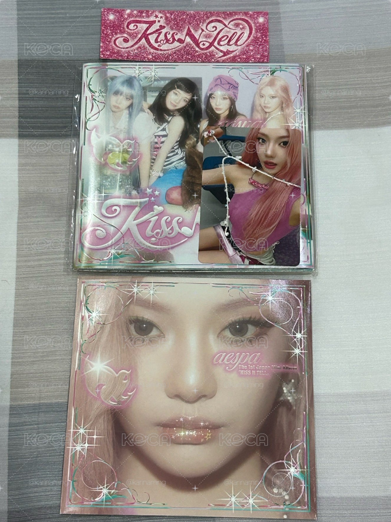 KISS N TELL Poster Ver 專輯 （寧）