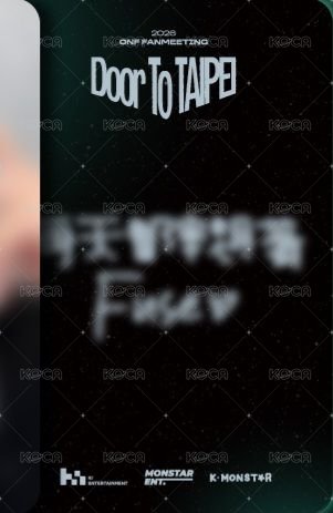 2026台北飯咪 13:00場次 Entry card / venue-limited card  Back