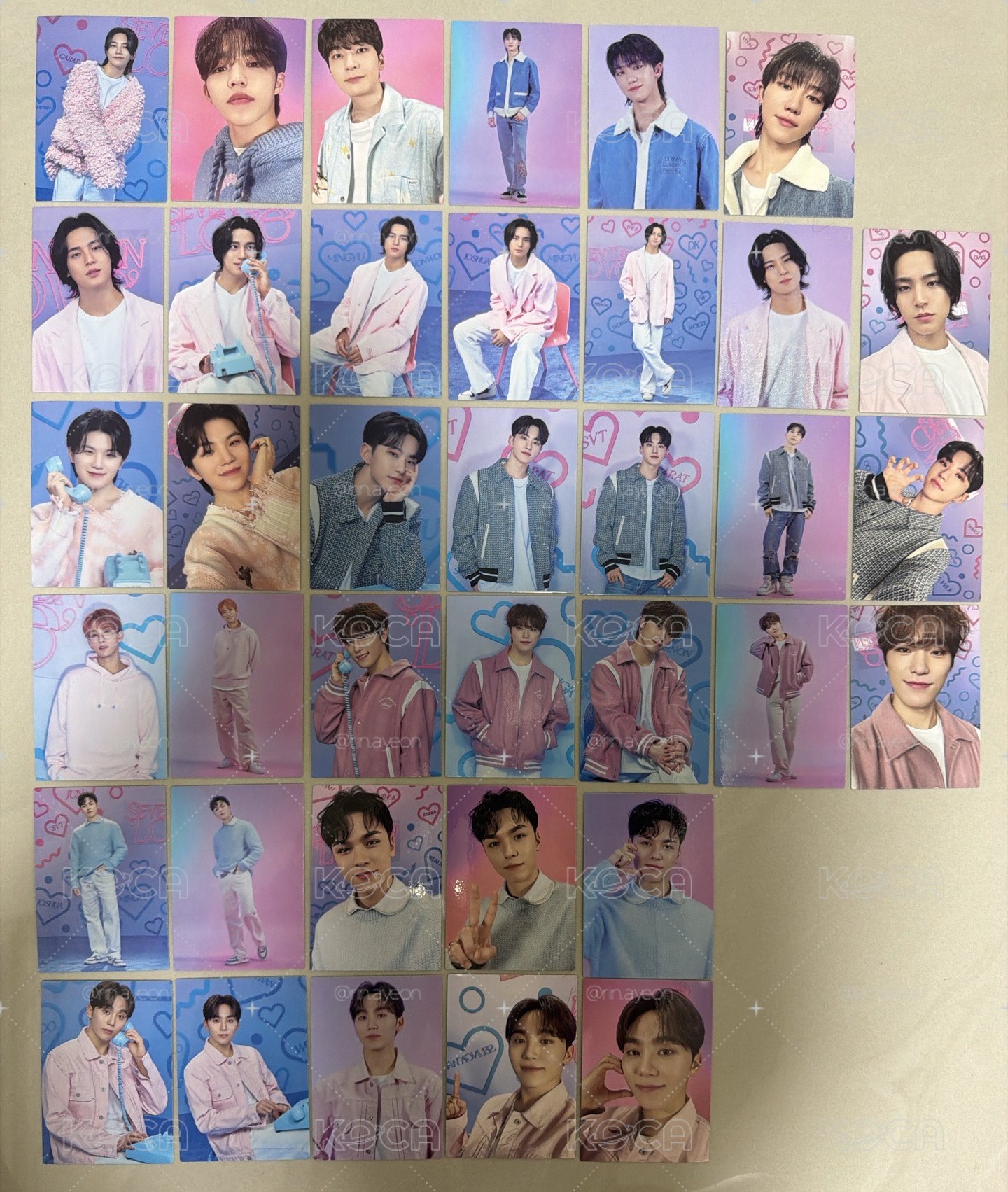 Seventeen LOVE 隨機小卡