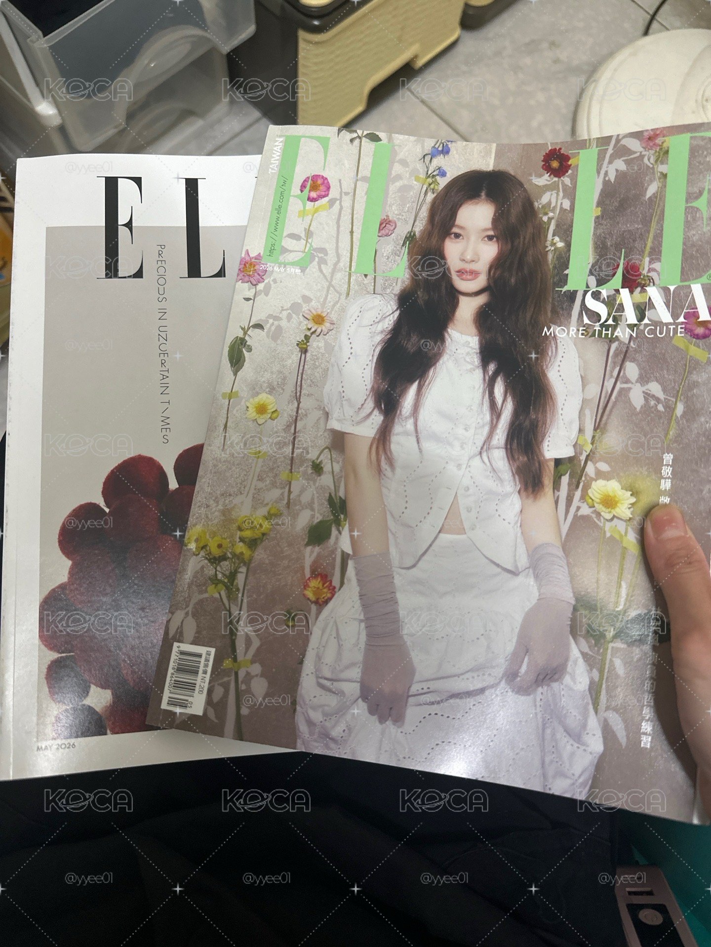 TWICE sana ELLE TAIWAN 2026.05 雜誌 