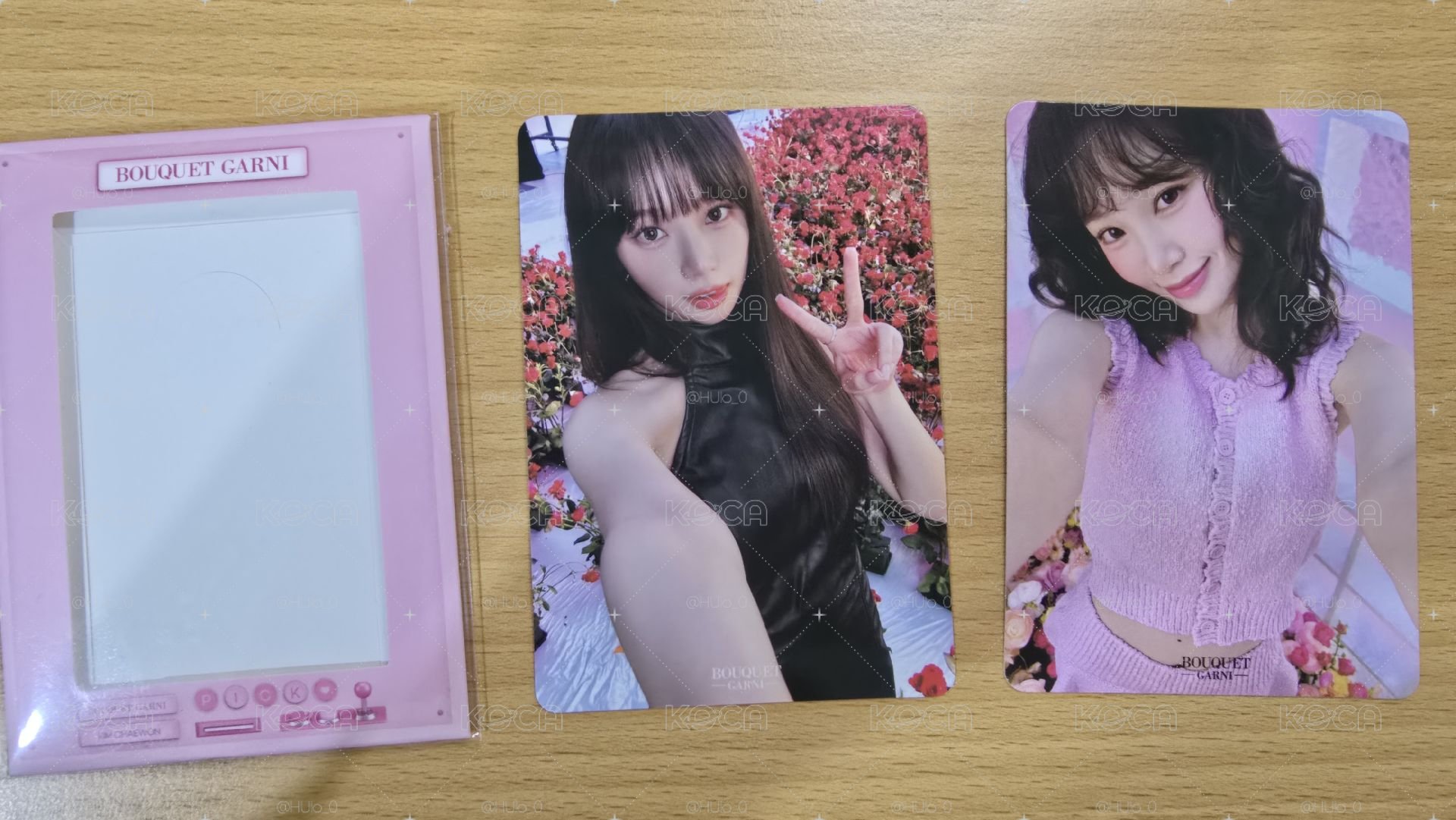 CHAEWON x BOUQUET GARNI 代言卡