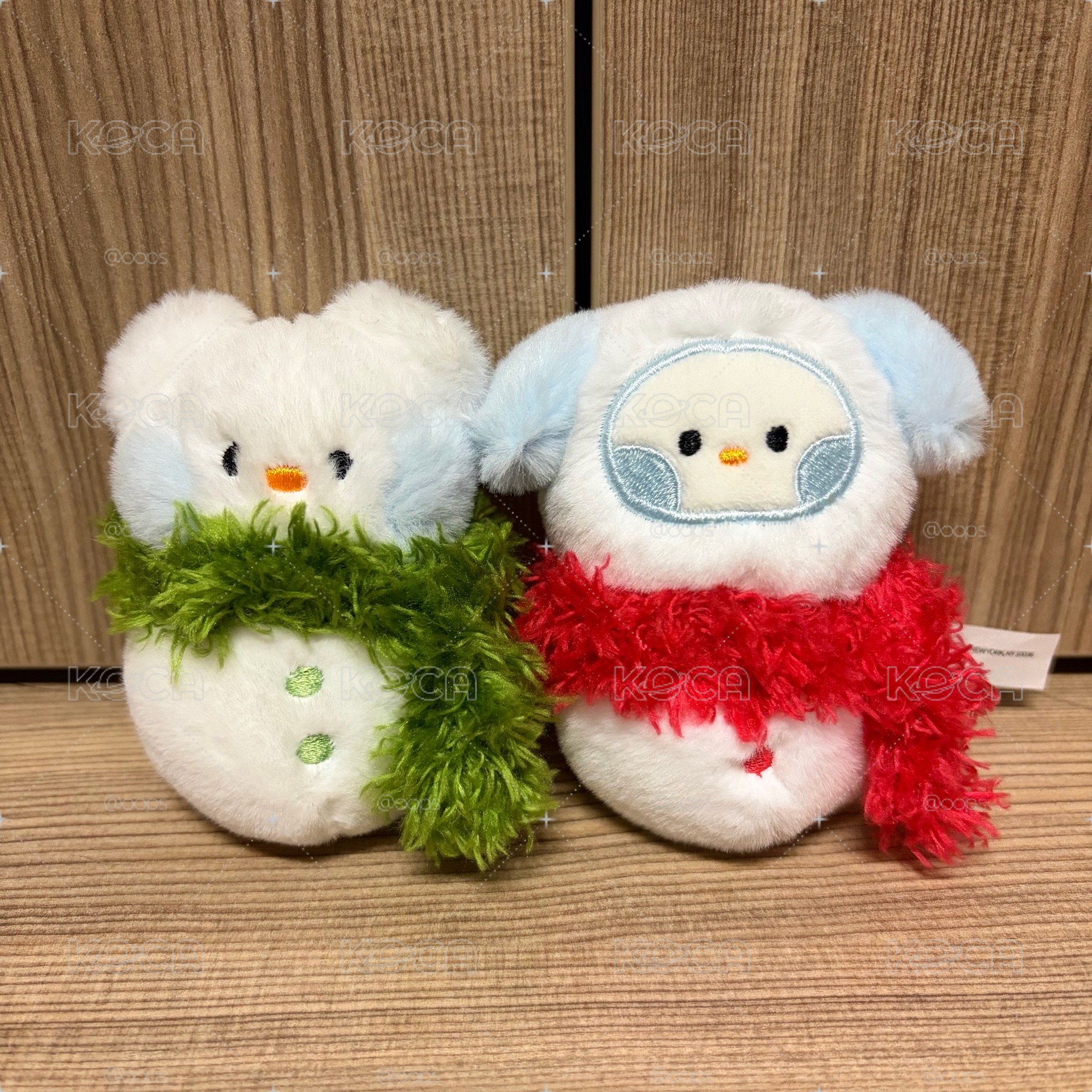 防彈 BTS BT21 迷你雪人吊飾 (KOYA + CHIMMY)