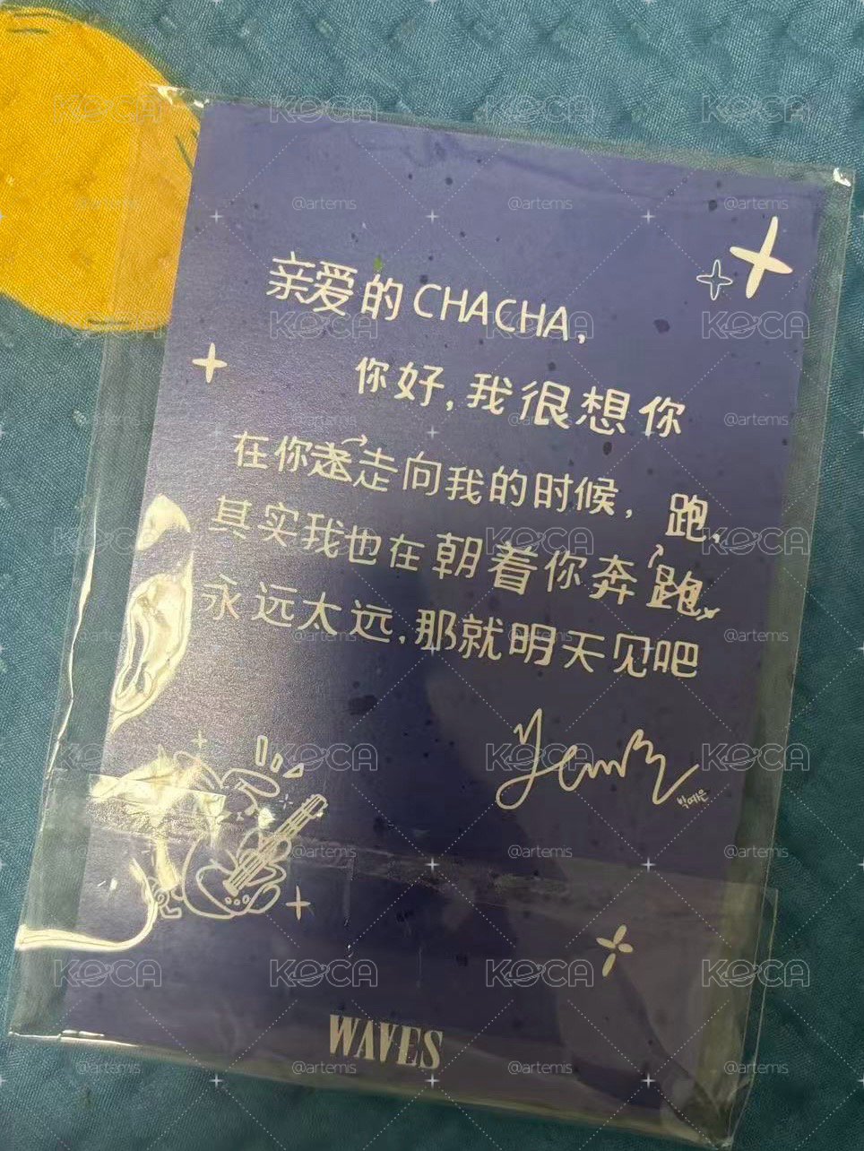 UNCHILD Yeeun雜誌小卡、拍立得、手寫信、人生四格