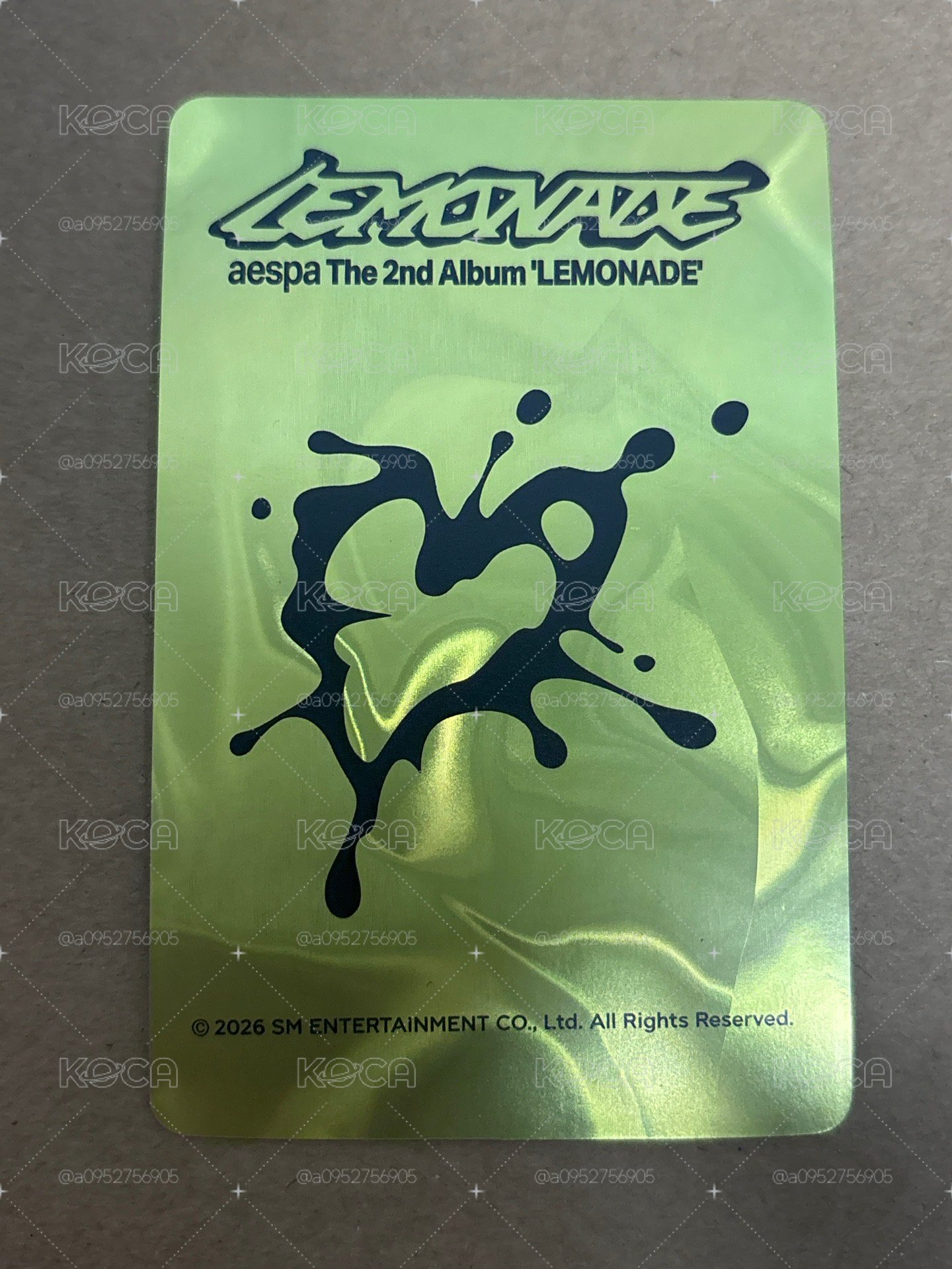 LEMONADE 中國快閃 滿額卡 199扭蛋抽獎卡