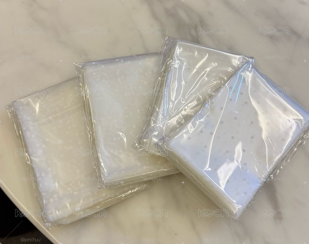 白色波點自黏袋（50個）
