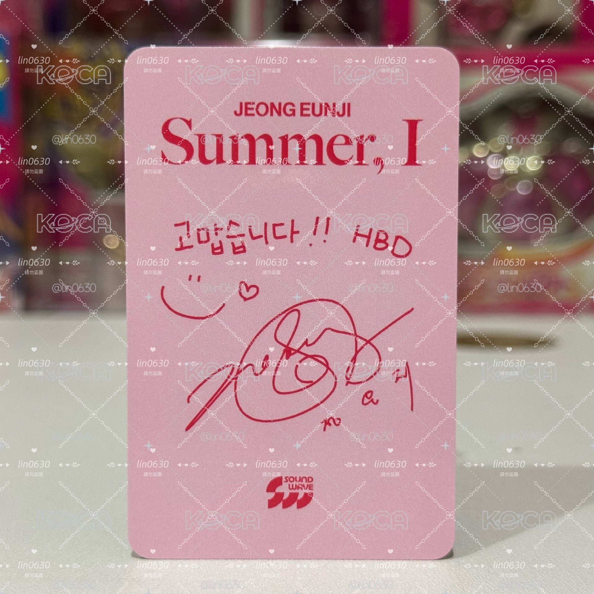 現貨 恩地 SUMMER I SW幸運卡