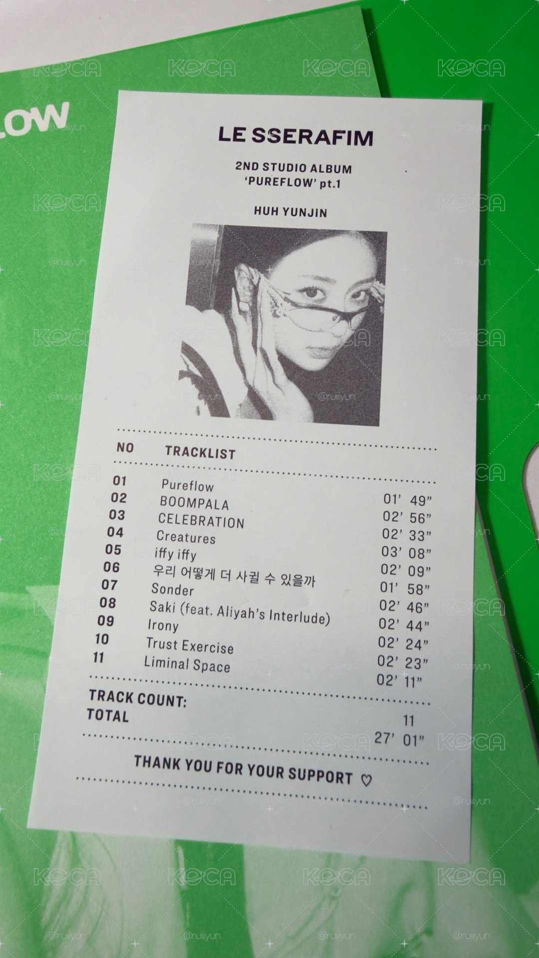 PUREFLOW 專輯 INNOCENT GREEN ver.