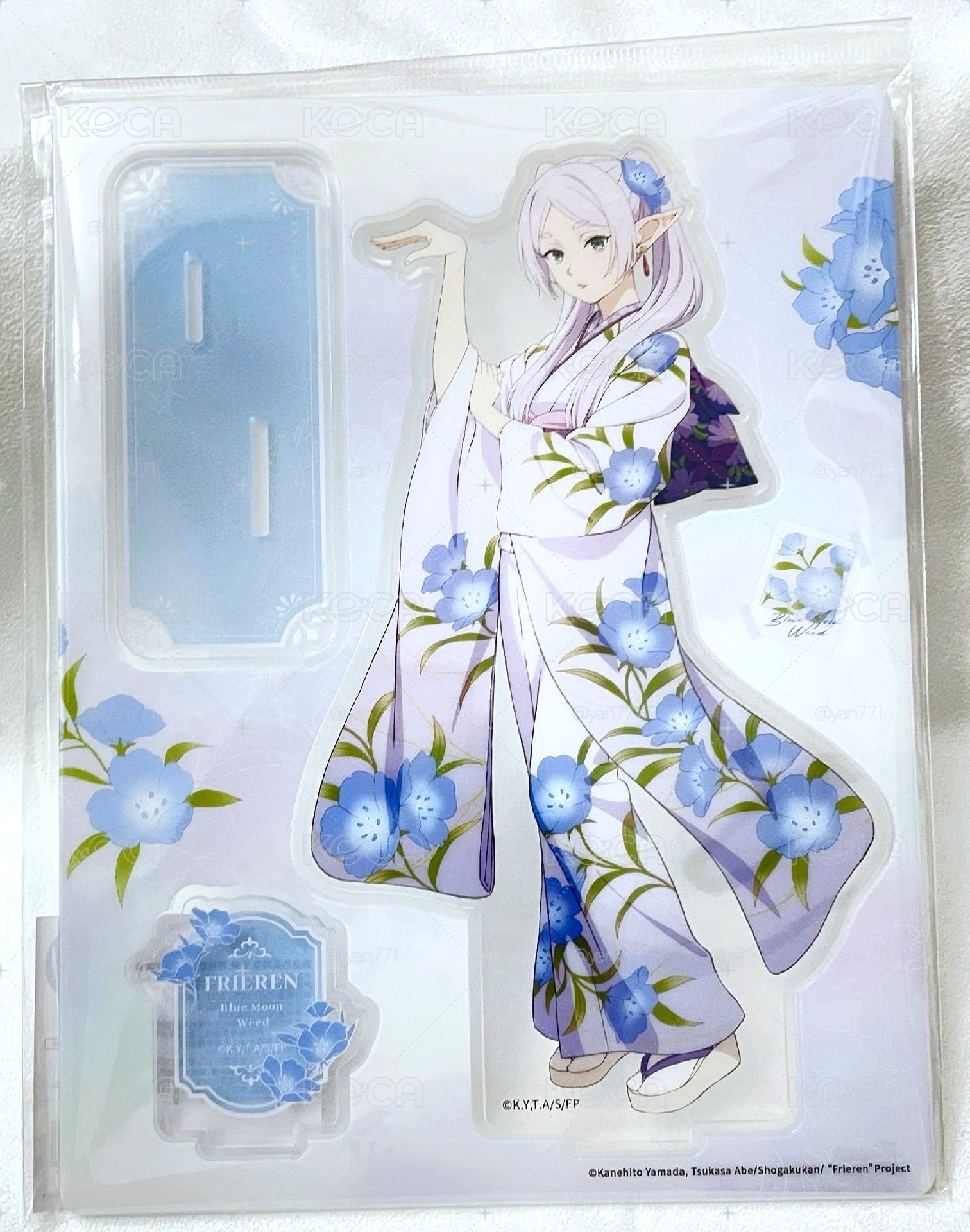《葬送的芙莉蓮》蒼月草系列 芙莉蓮 徽章 合影卡 壓克力立牌｜正版動漫周邊