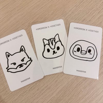 TXT 台北簽售合照2.0 塗鴉卡背