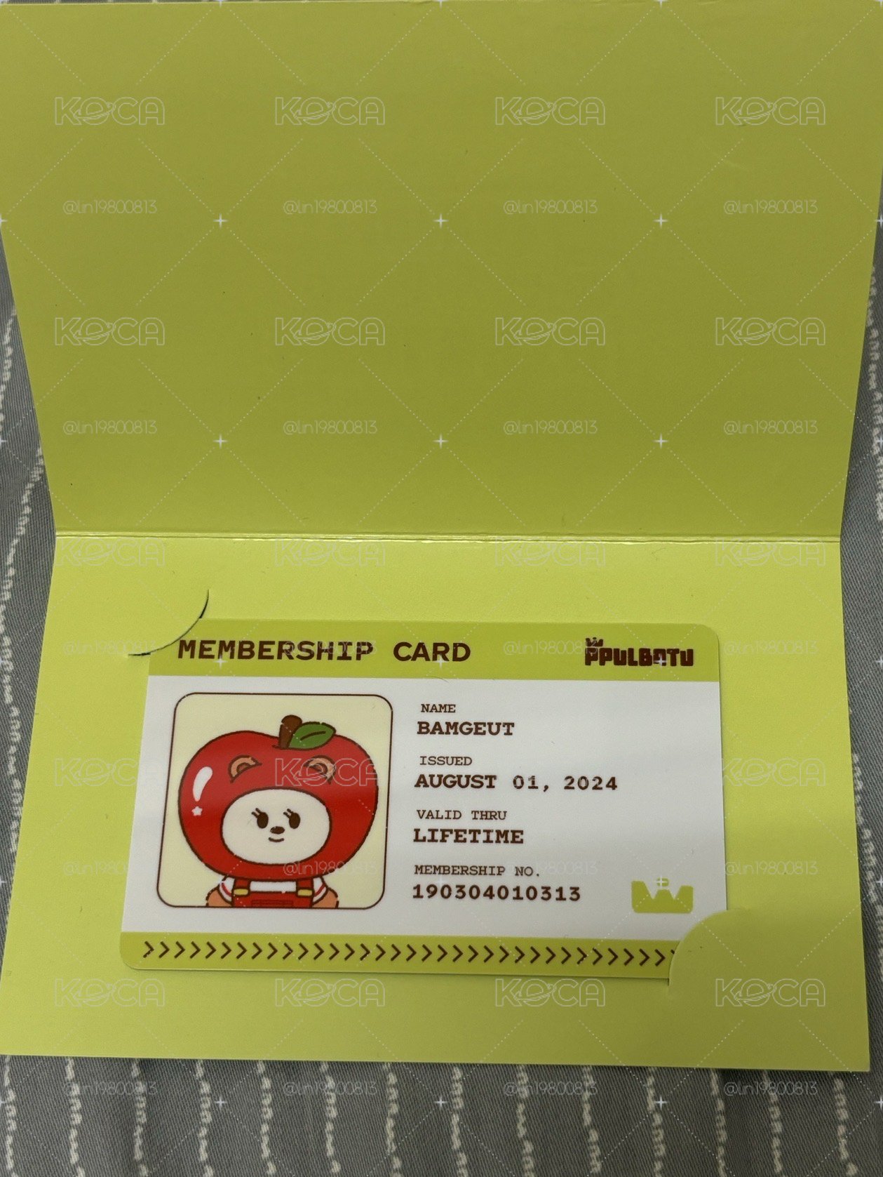 💛TXT 栗嘻嘻ID卡 特典卡