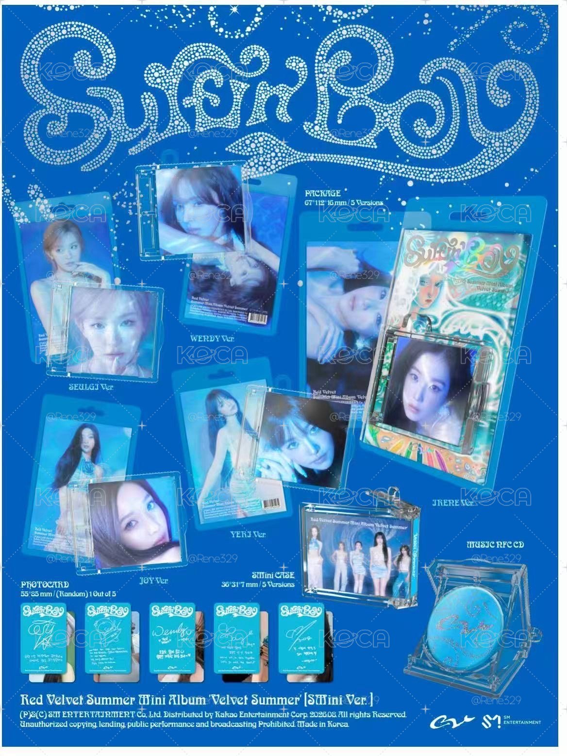 Red Velvet Velvet Summer Smini版 未拆專