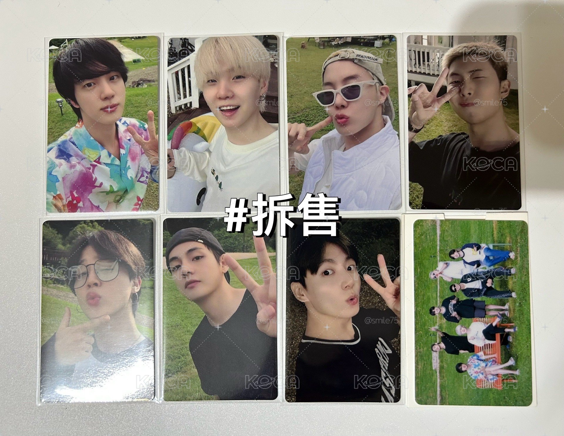 #拆售 BTS 防彈少年團 小森林 in the soop 日版 小卡 特典