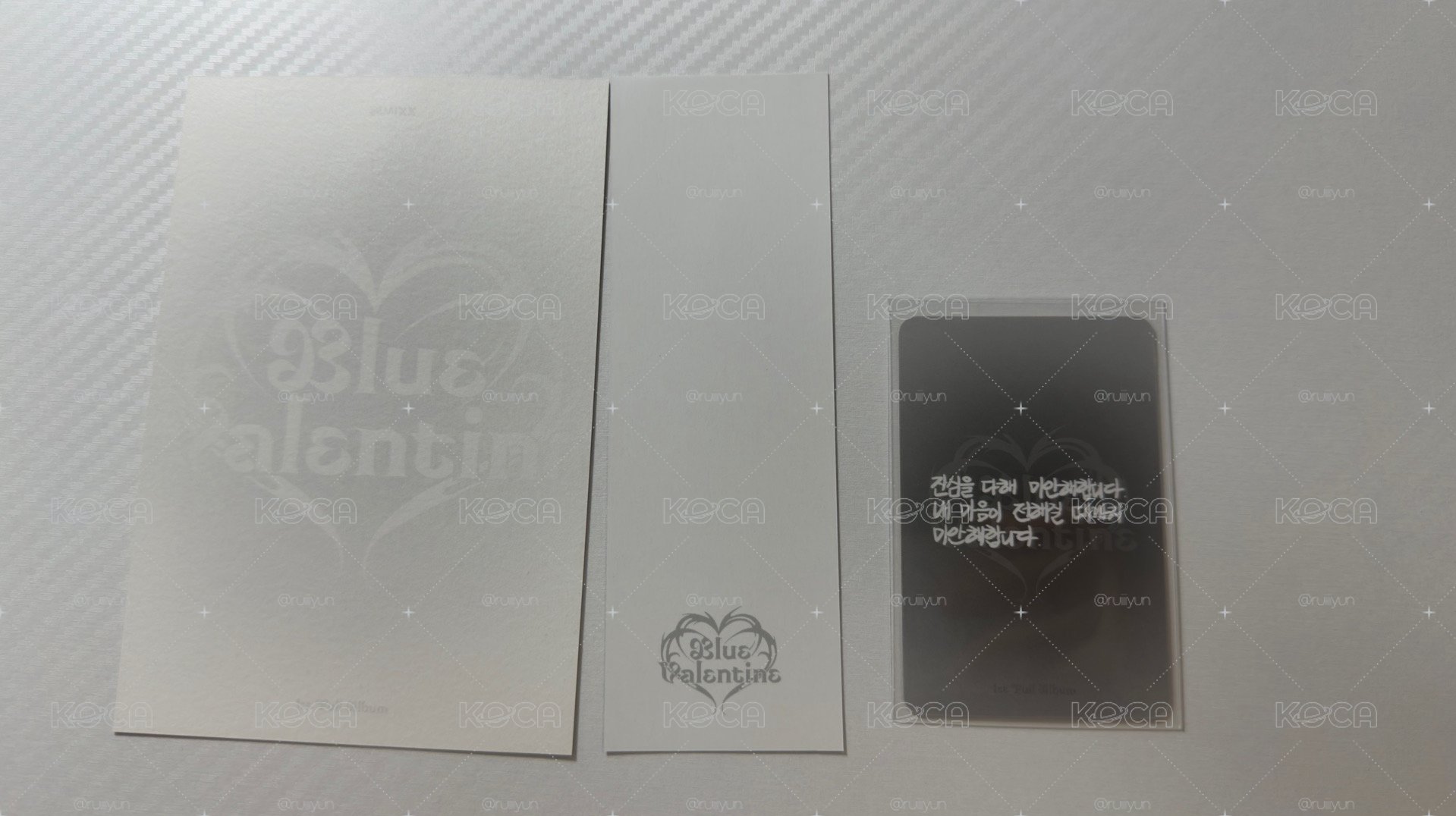 正規一 普版 明信片 Valentine
