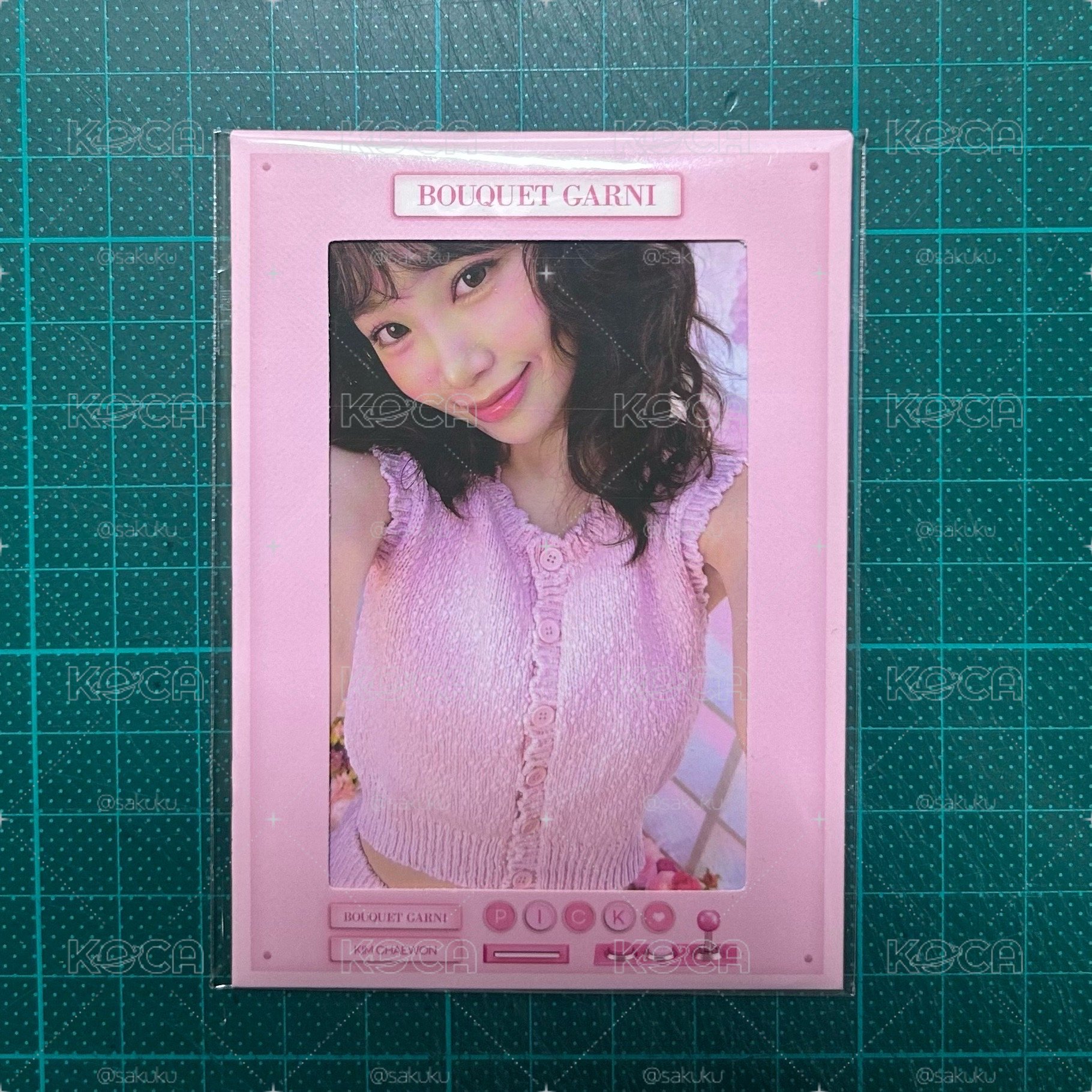 CHAEWON x BOUQUET GARNI 代言卡