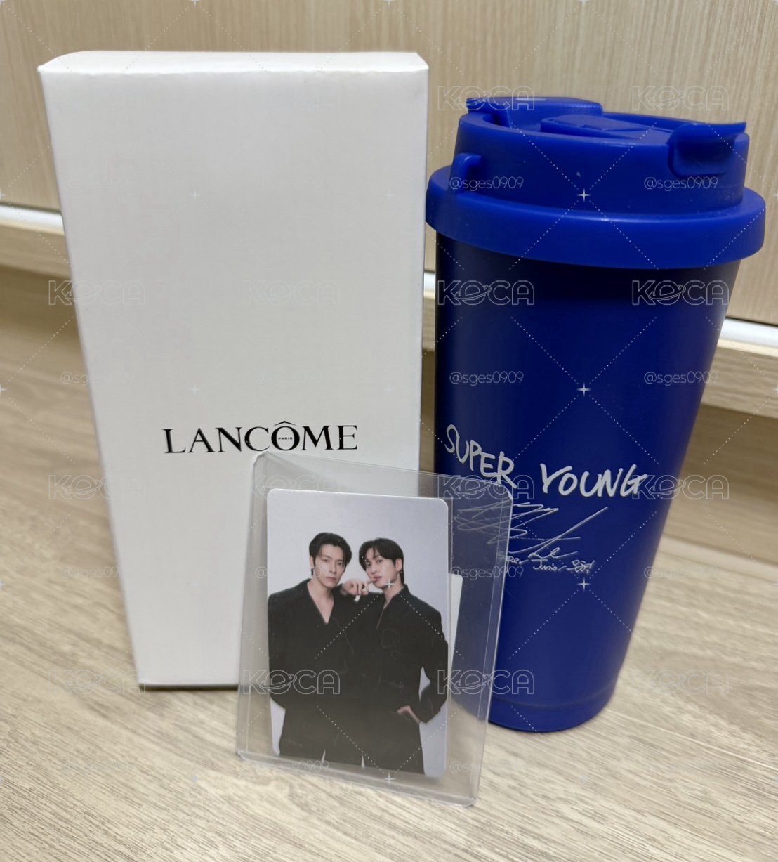 D&E 蘭蔻滿額水杯+小卡