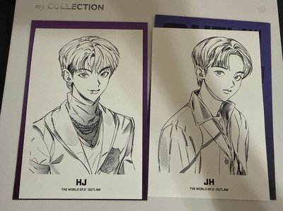 ATEEZ Outlaw 明信片 