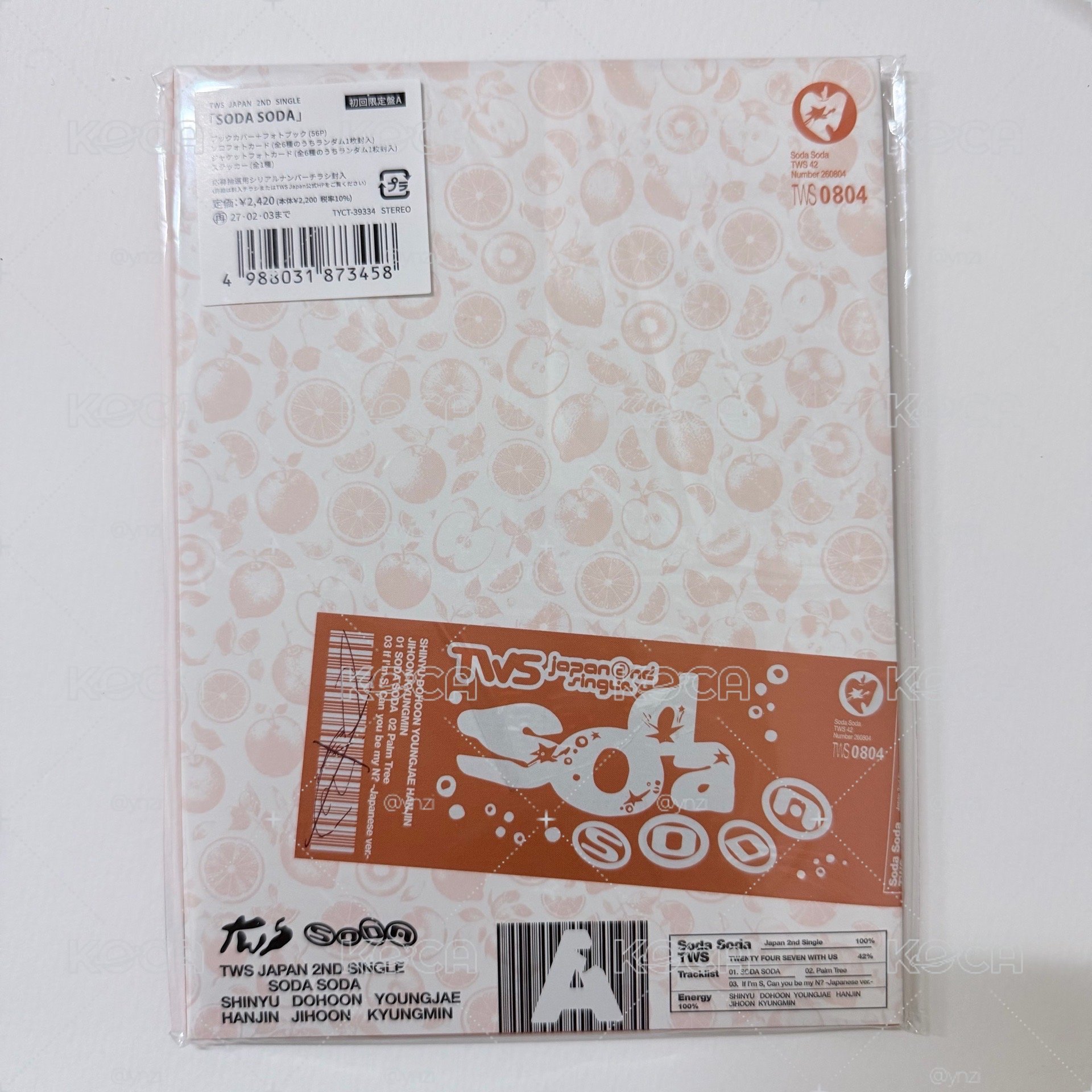 SODA SODA 初回限定A 專輯卡 🍓