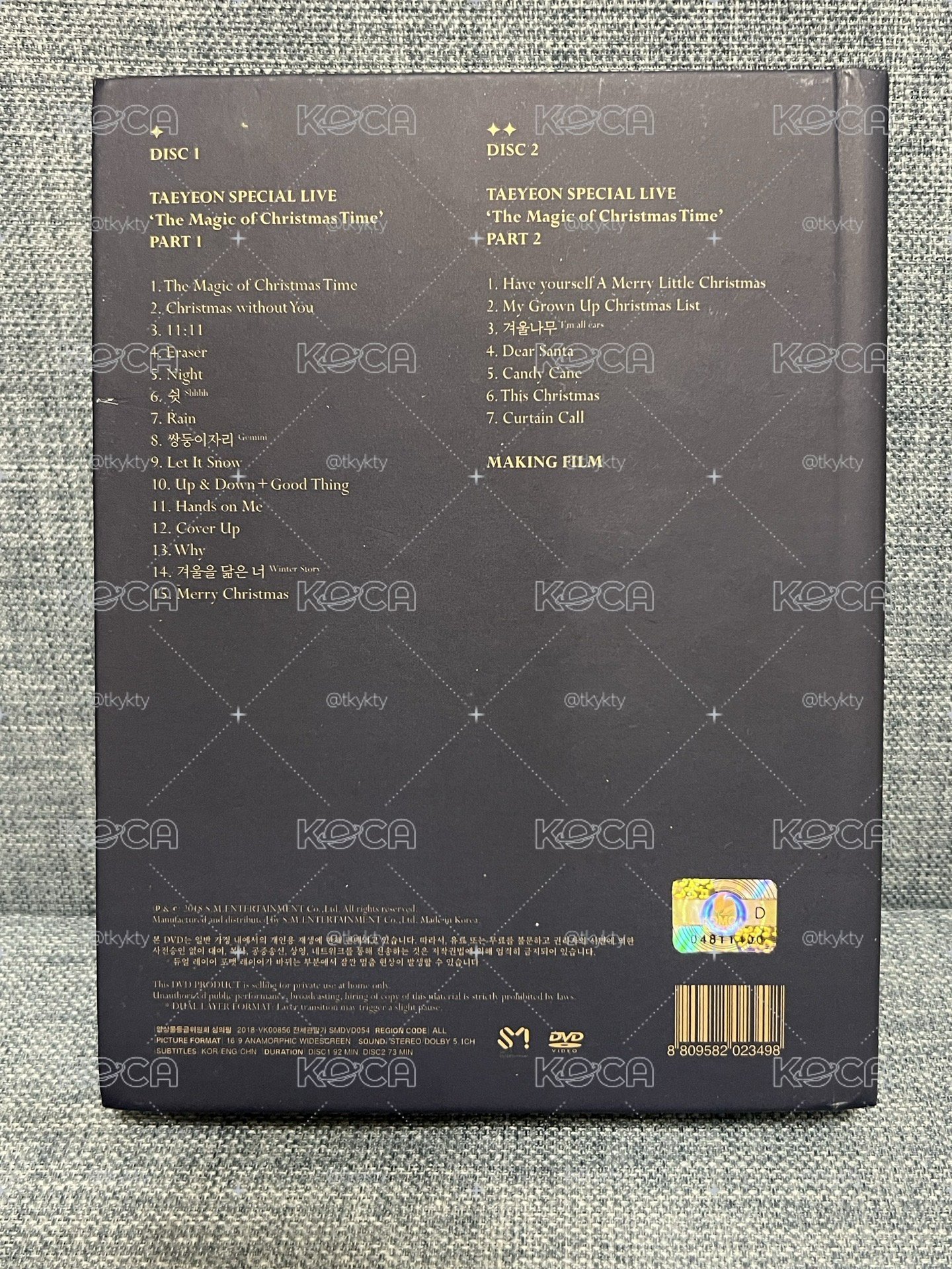 太妍 The Magic Of Christmas Time DVD 