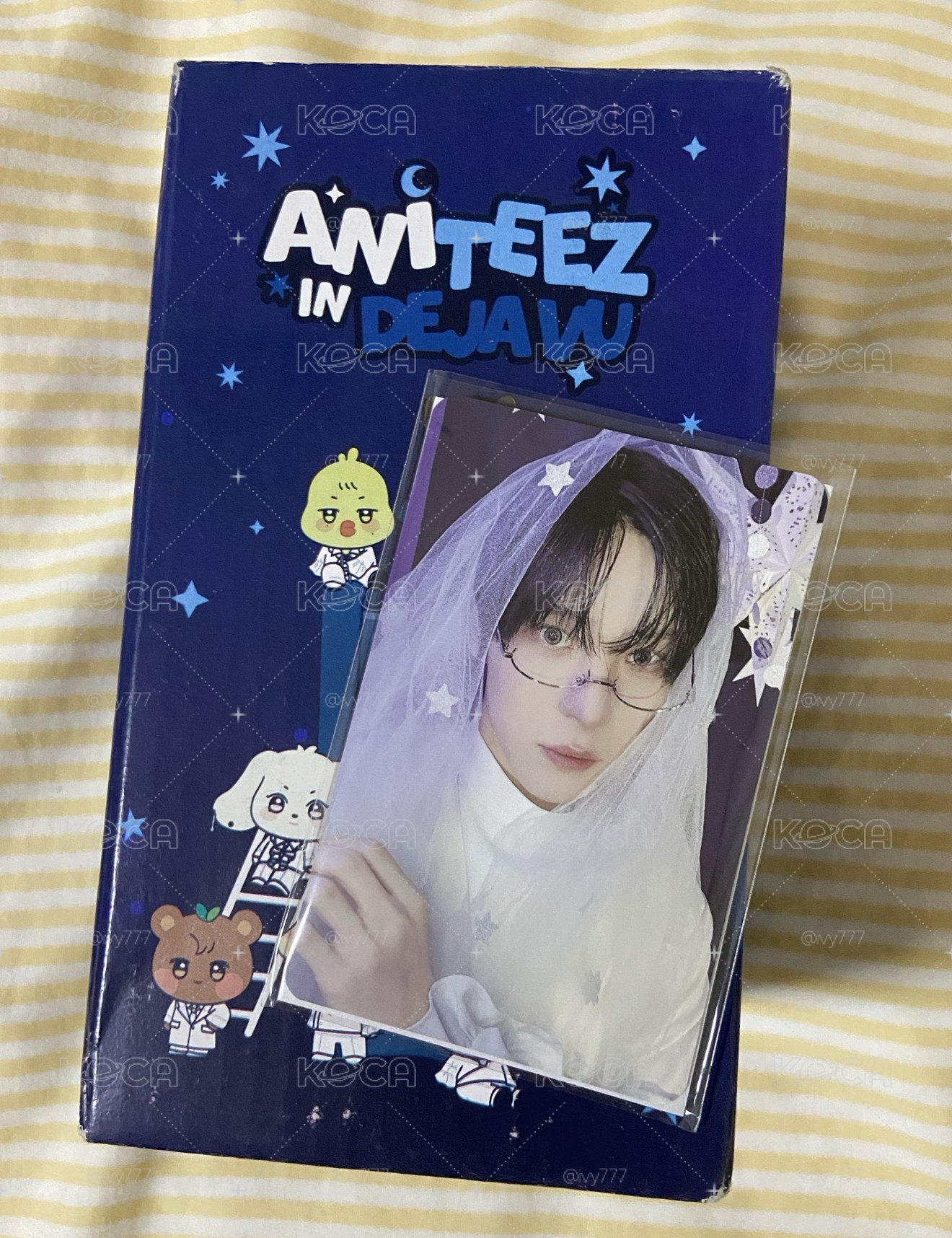 現貨在韓）Ateez ANITEEZ IN Deja Vu 潤鍾星星水杯含卡 9月中後旬出貨