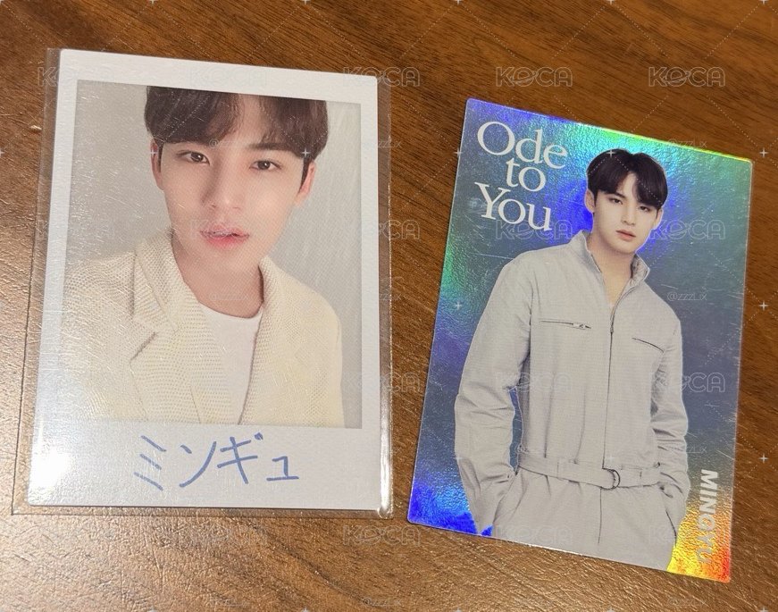 SEVENTEEN MINGYU 玟奎 ode to you 日卡