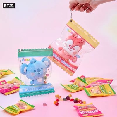 [預購］BT21軟糖系列 - 解壓玩偶鑰匙扣