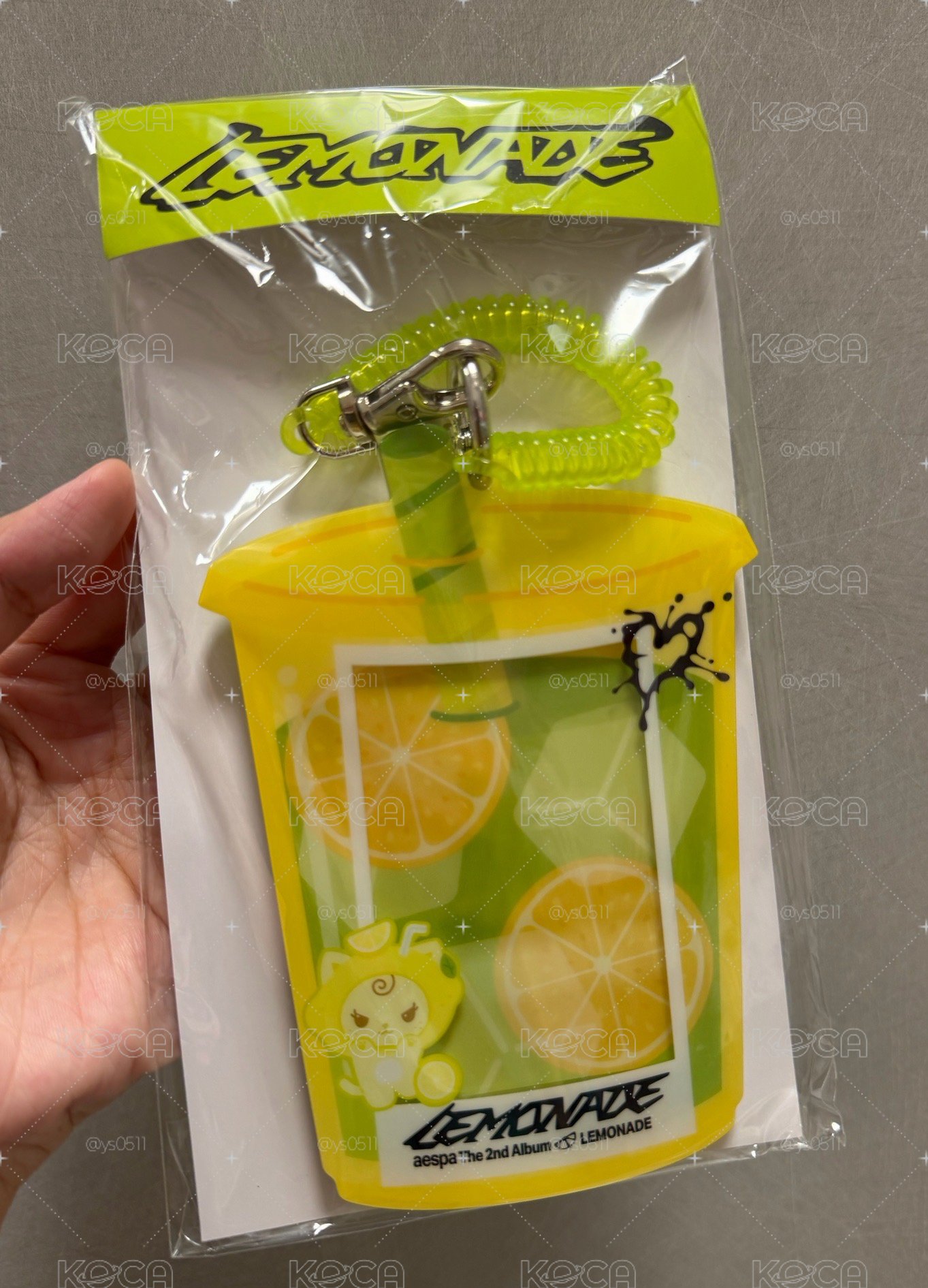 aespa 日本快閃壓克力卡套 柚