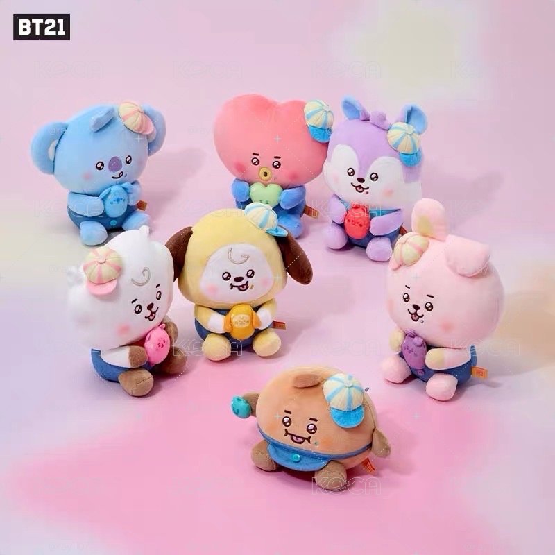 [預購］BT21軟糖系列 - 坐姿玩偶