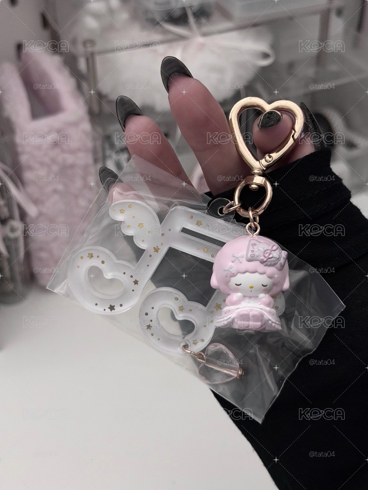 小羊生日盲盒吊飾 粉色音符小羊款